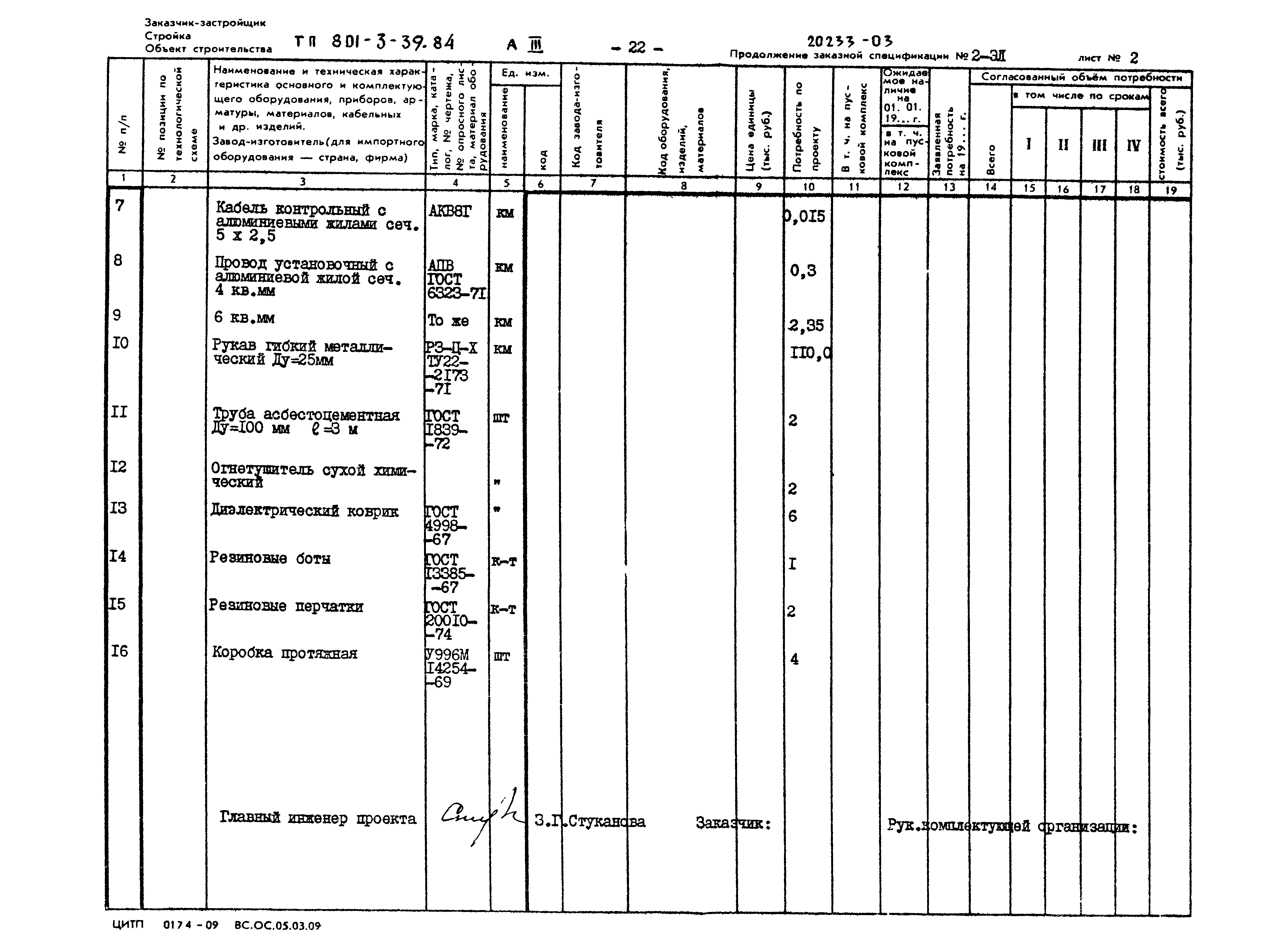 Типовой проект 801-3-39.84