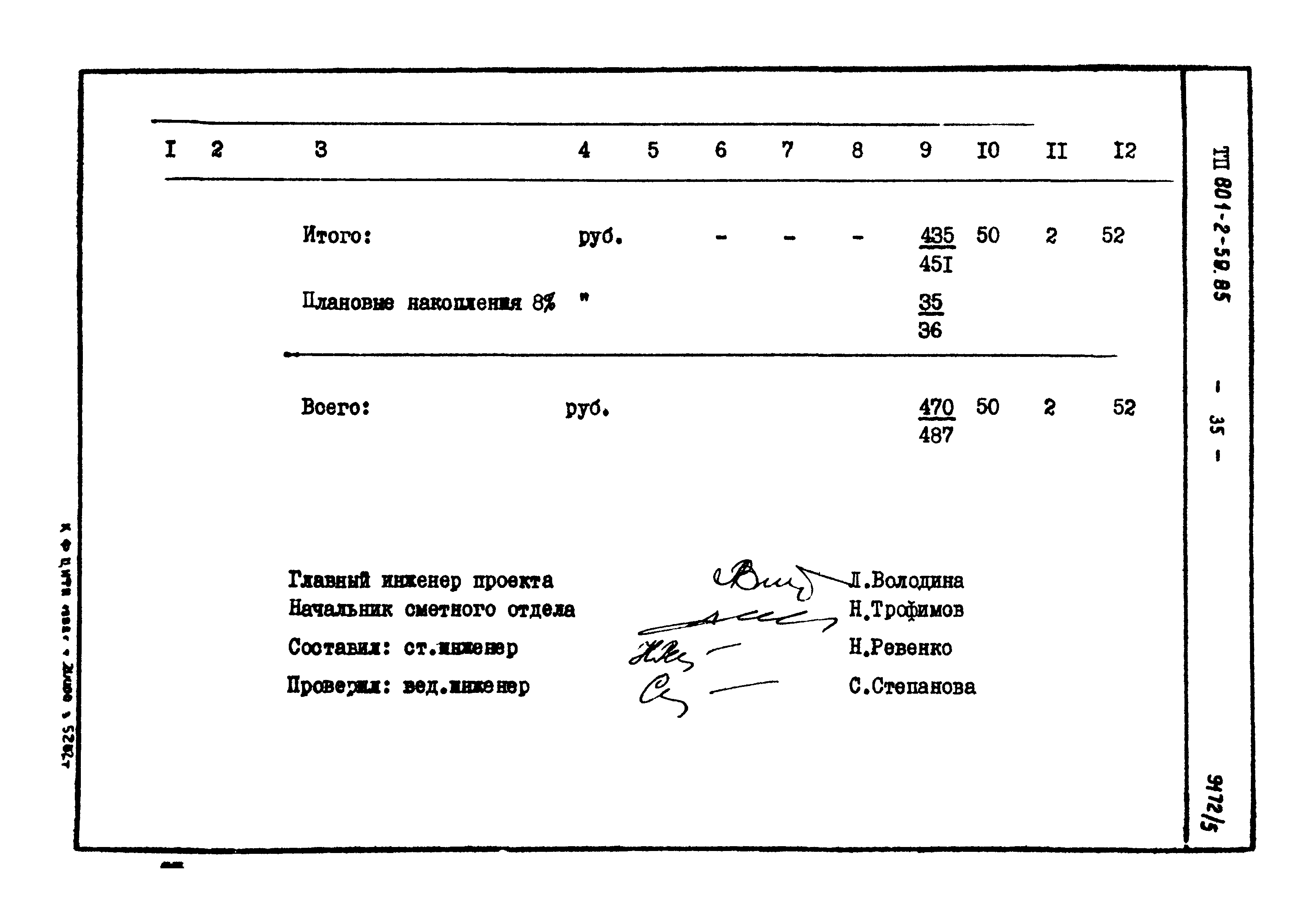 Типовой проект 801-2-60.85