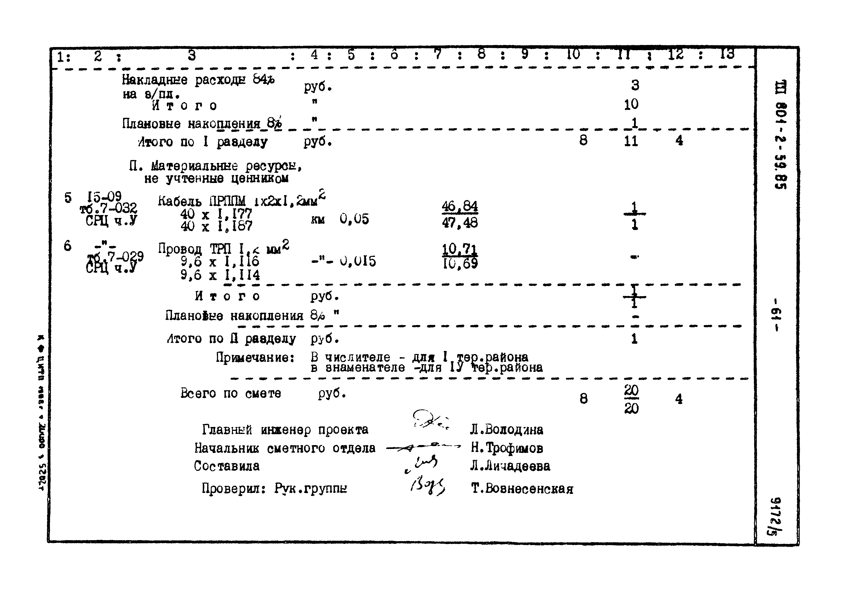 Типовой проект 801-2-60.85