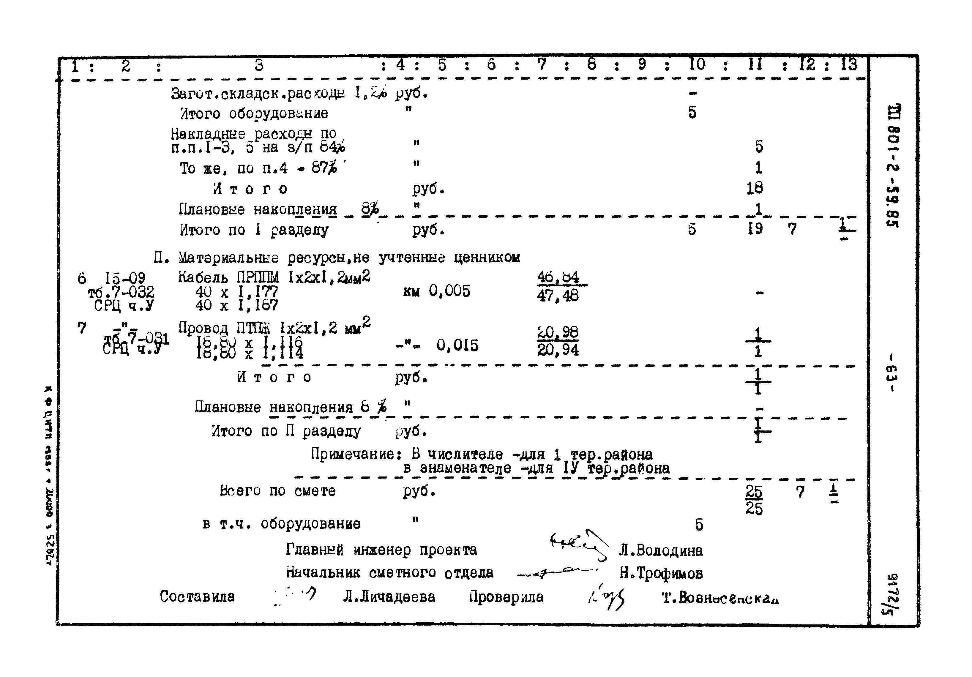 Типовой проект 801-2-60.85