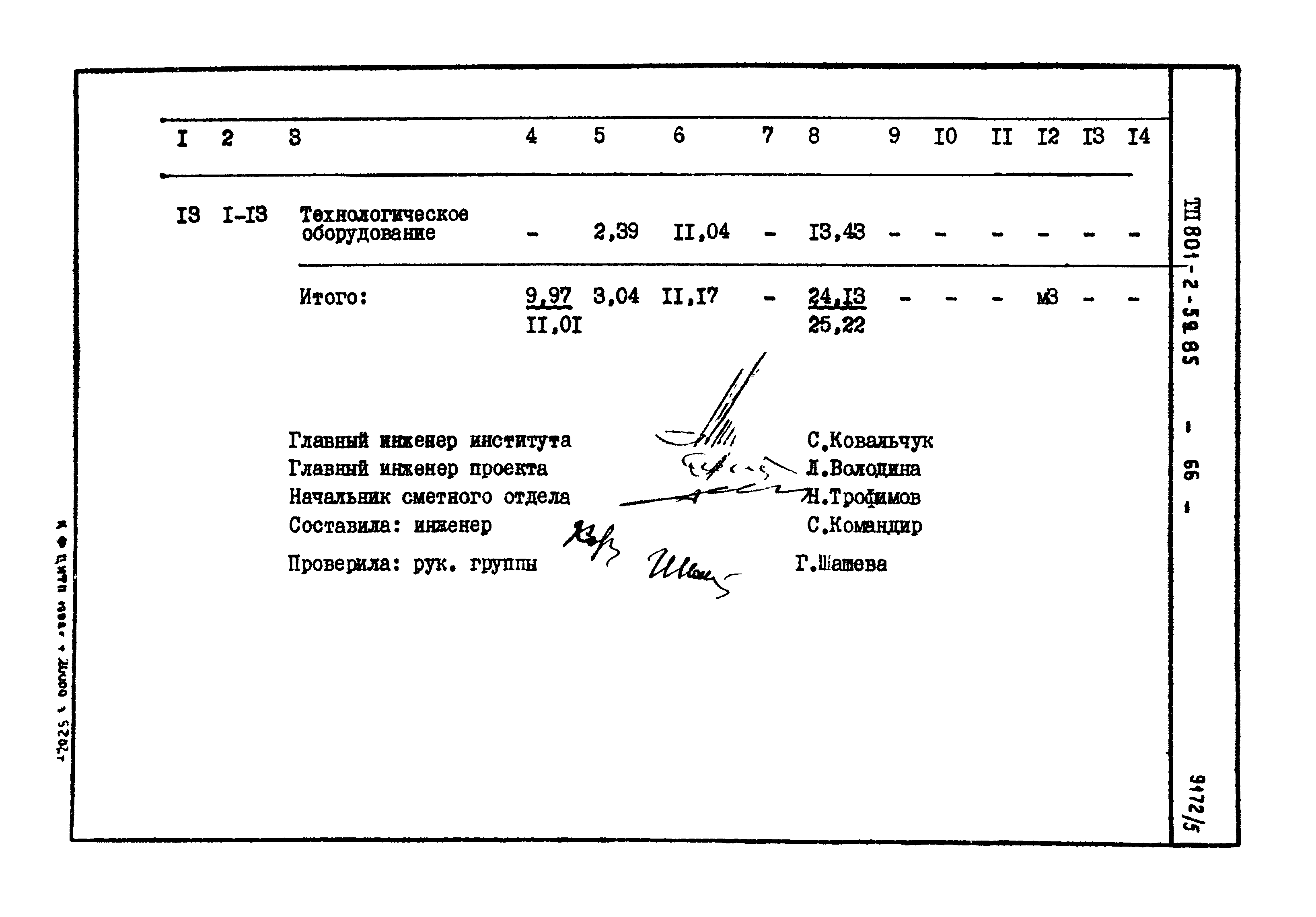 Типовой проект 801-2-60.85