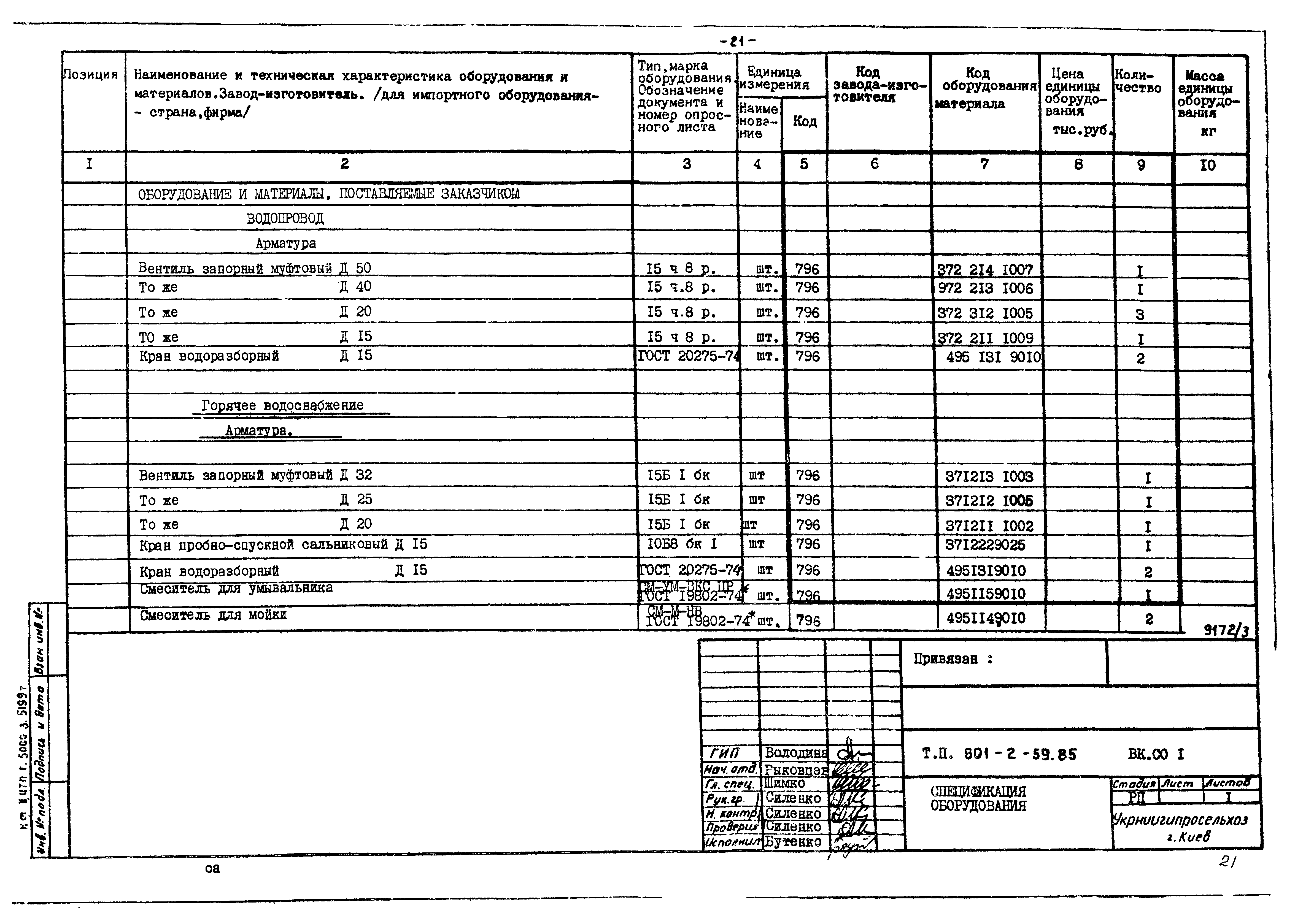 Типовой проект 801-2-60.85