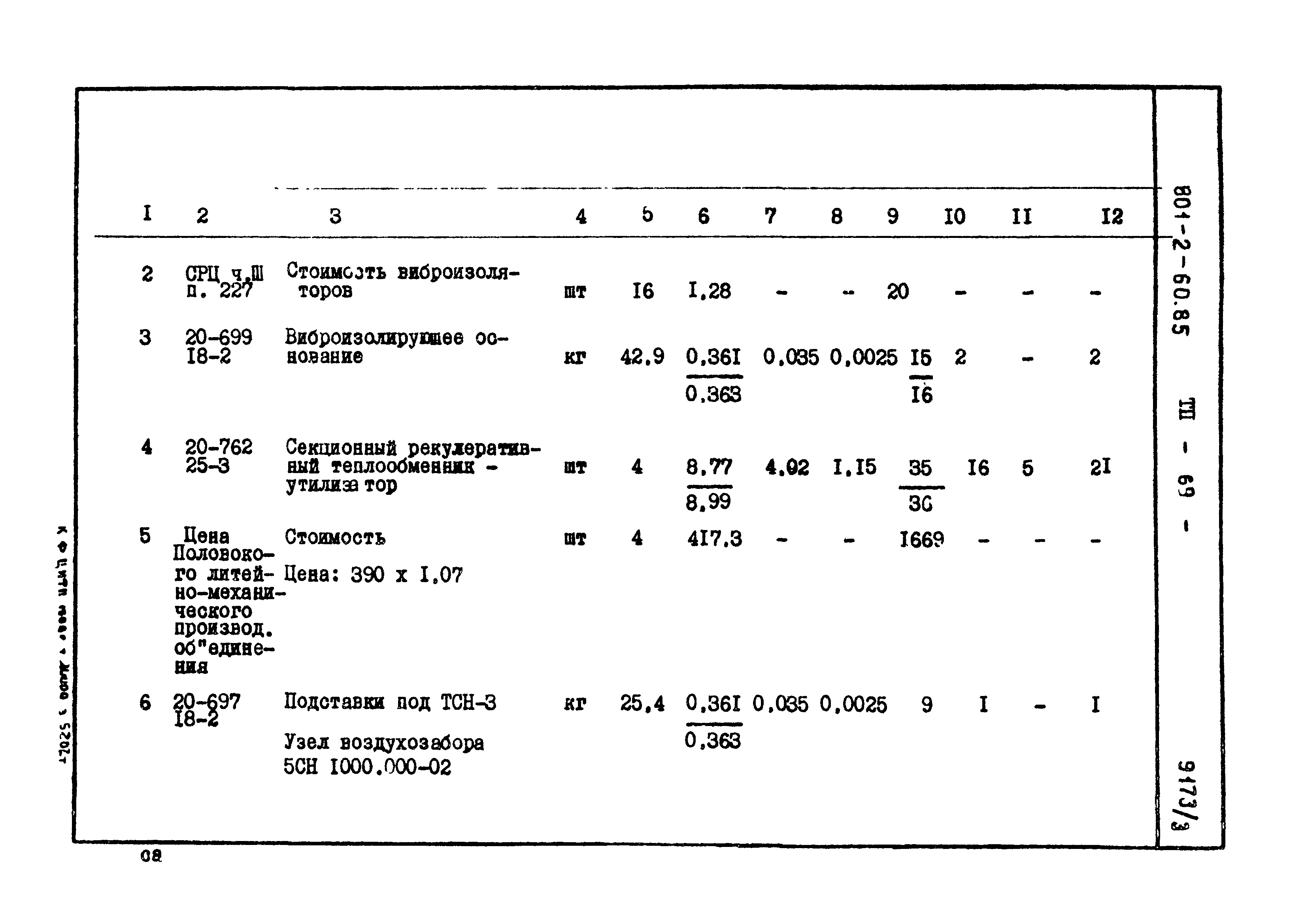 Типовой проект 801-2-60.85