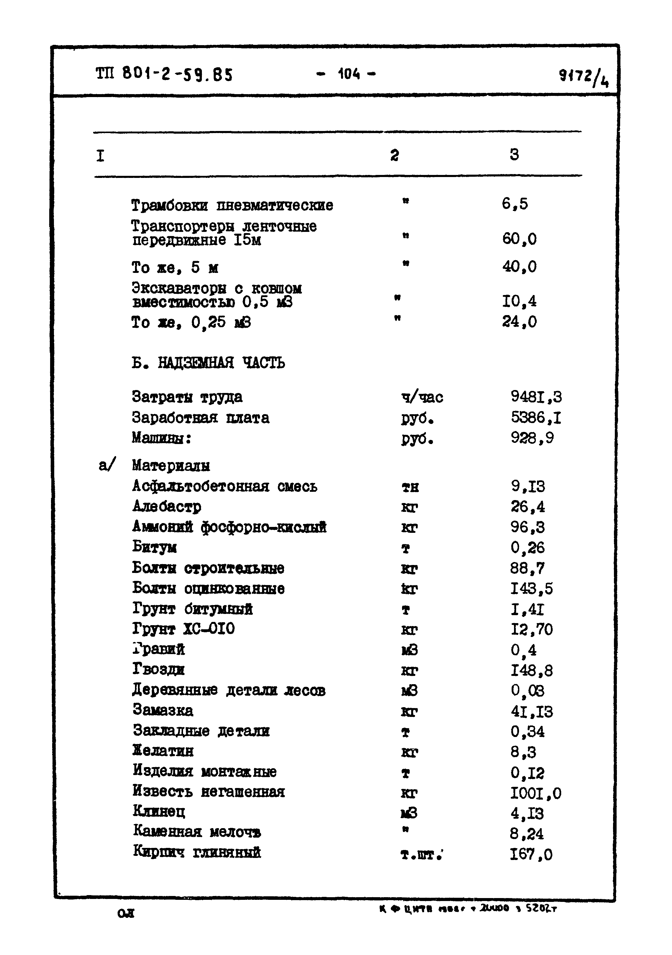 Типовой проект 801-2-59.85