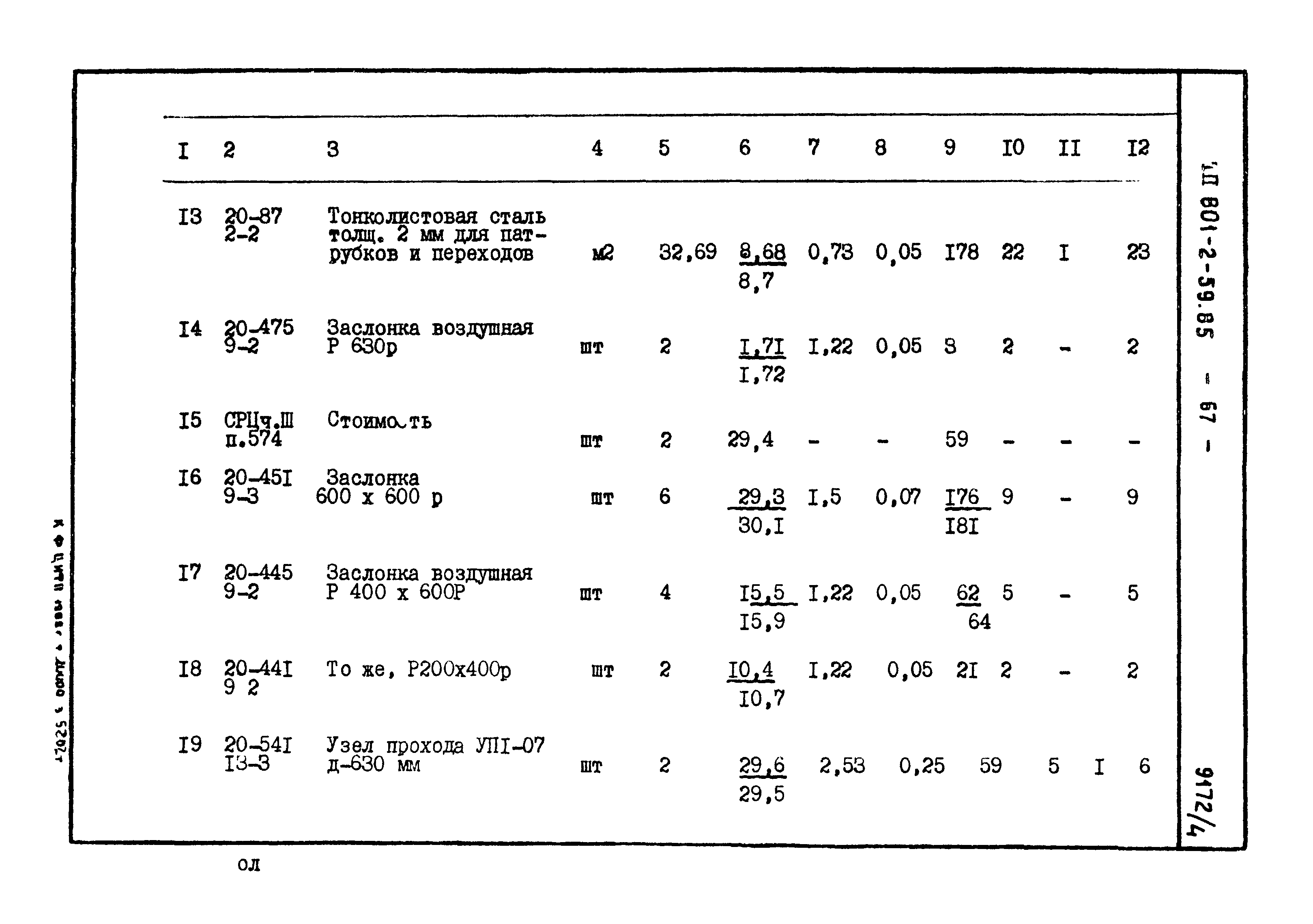 Типовой проект 801-2-59.85