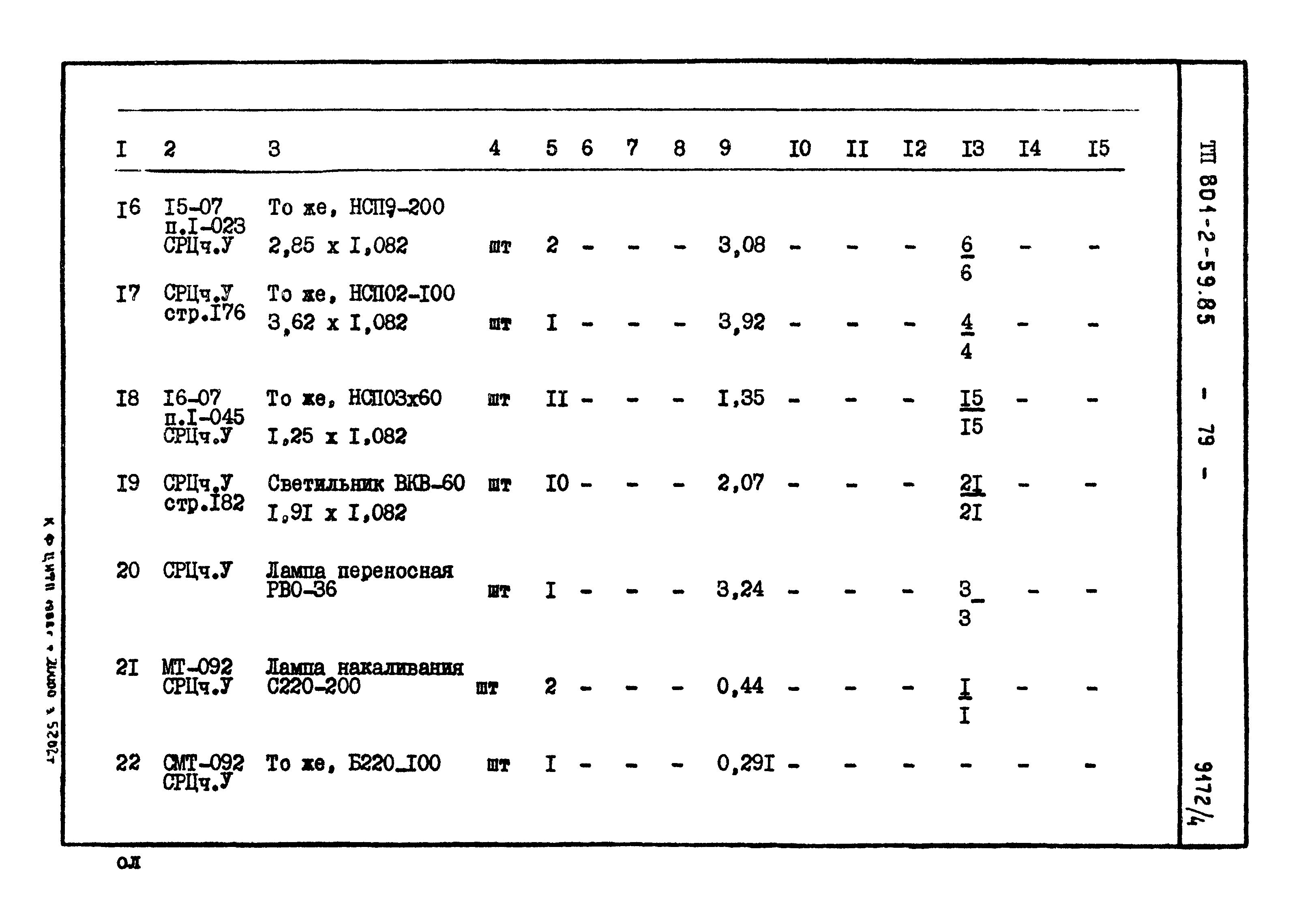 Типовой проект 801-2-59.85