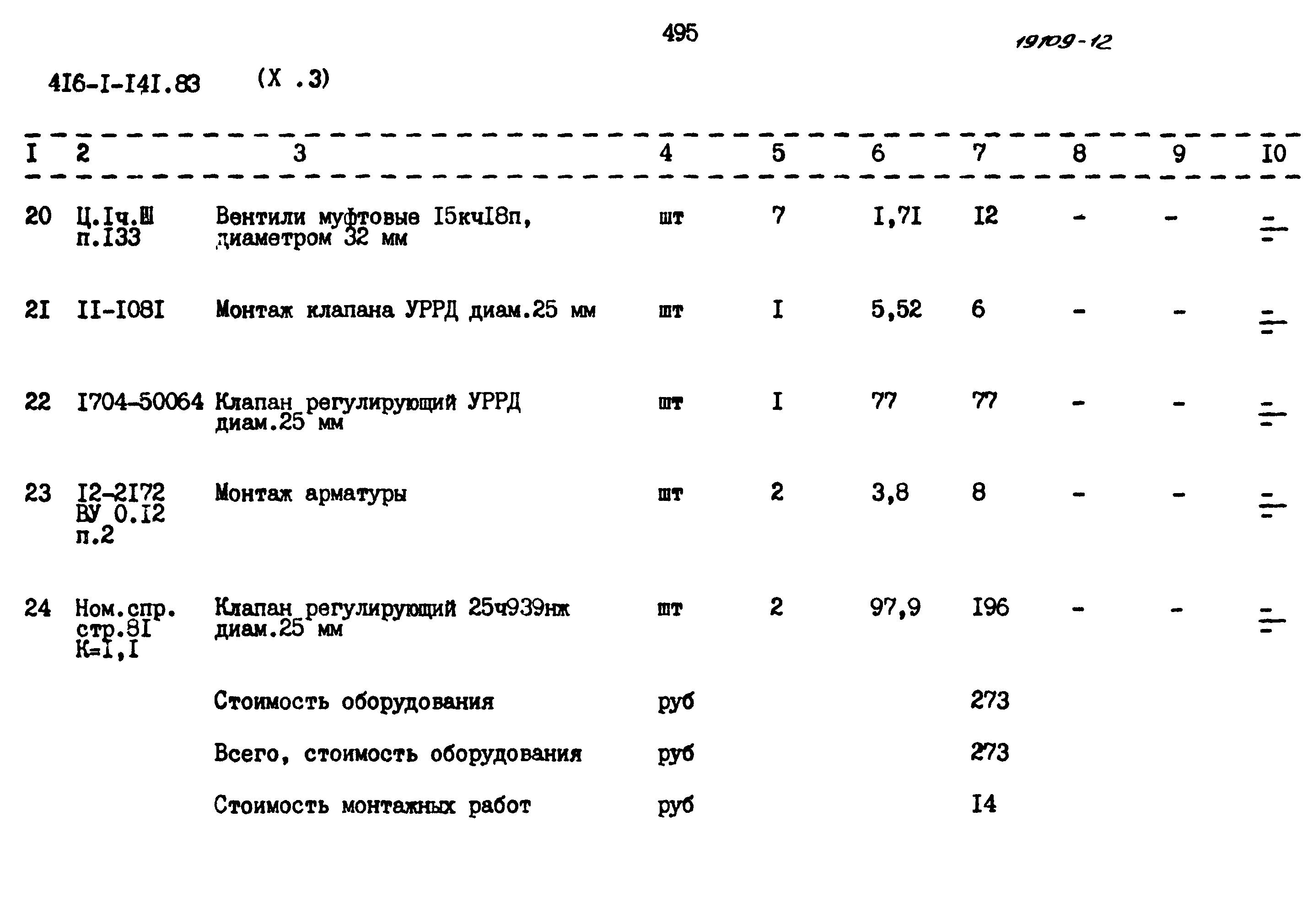 Типовой проект 416-1-141.83