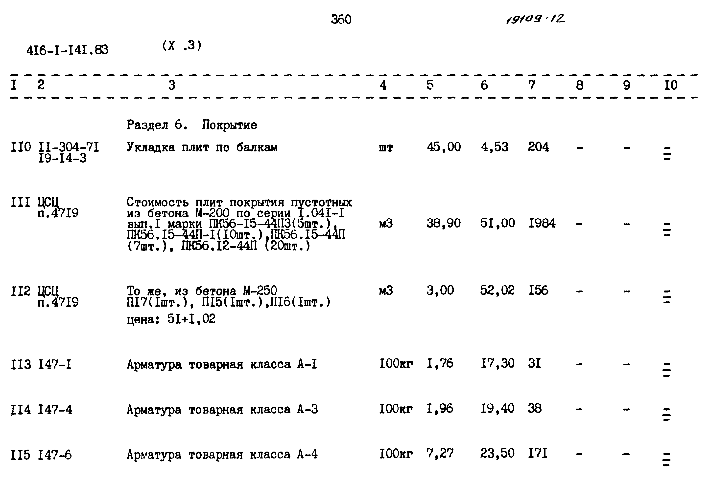 Типовой проект 416-1-141.83