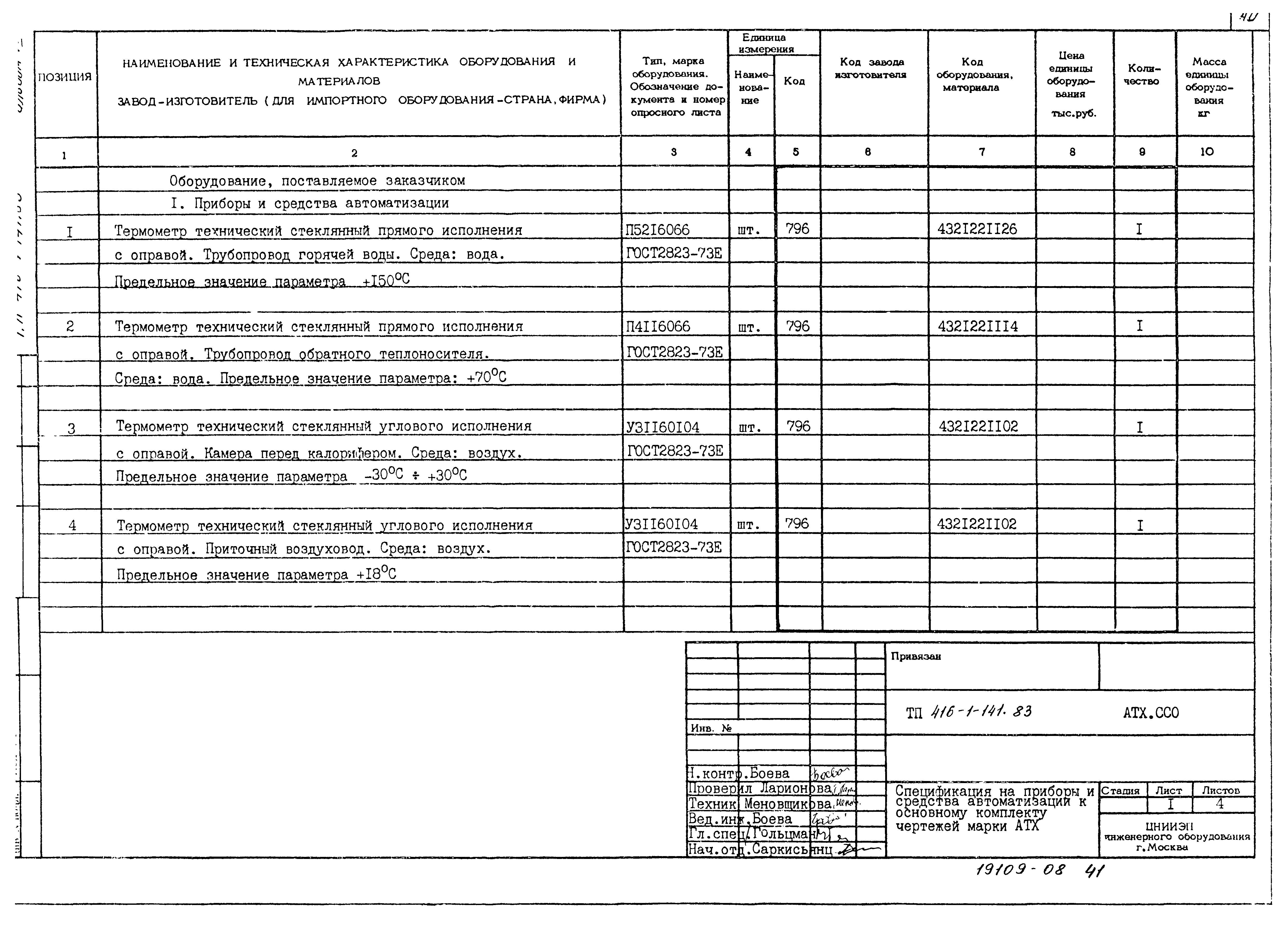 Типовой проект 416-1-141.83
