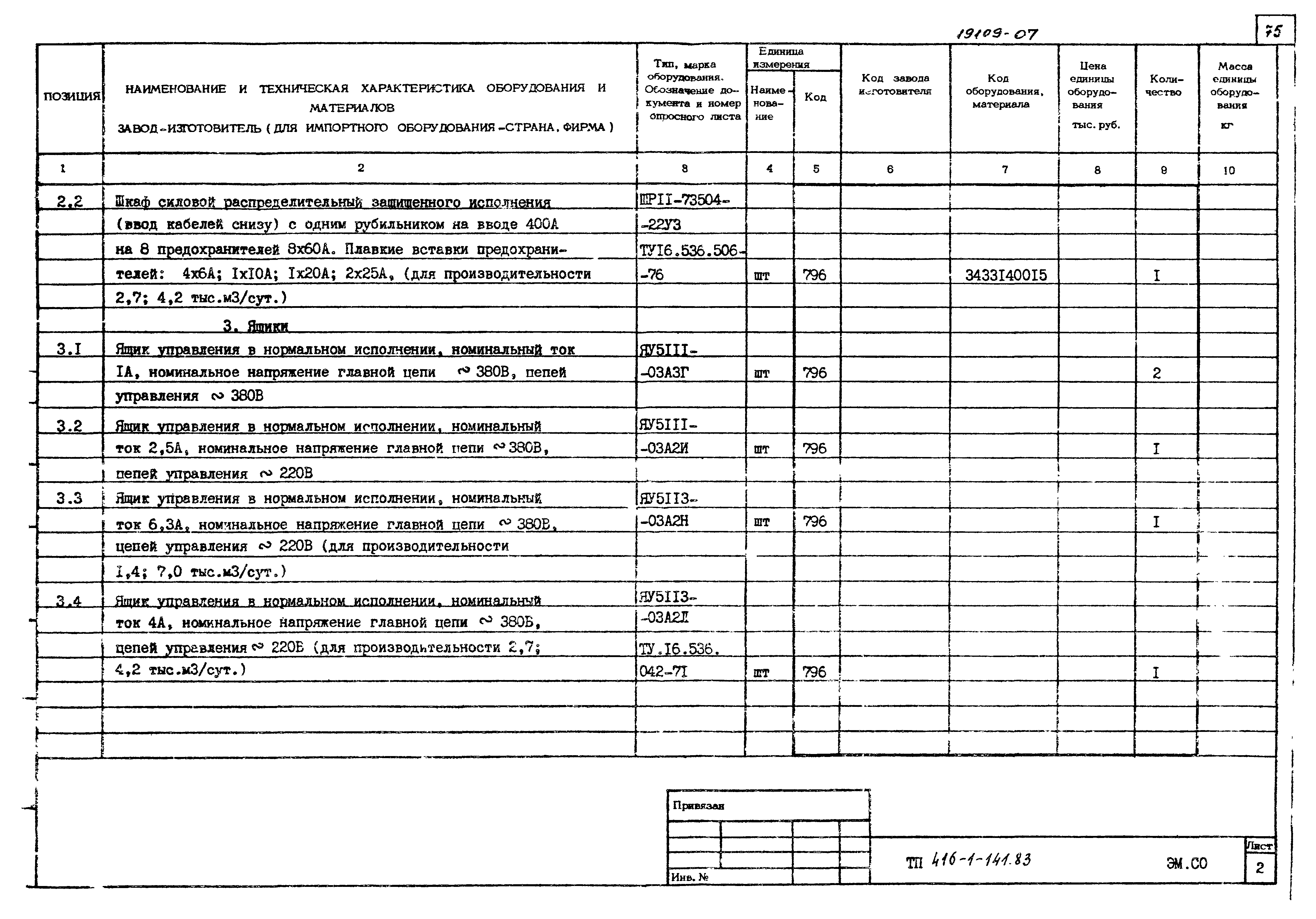 Типовой проект 416-1-141.83