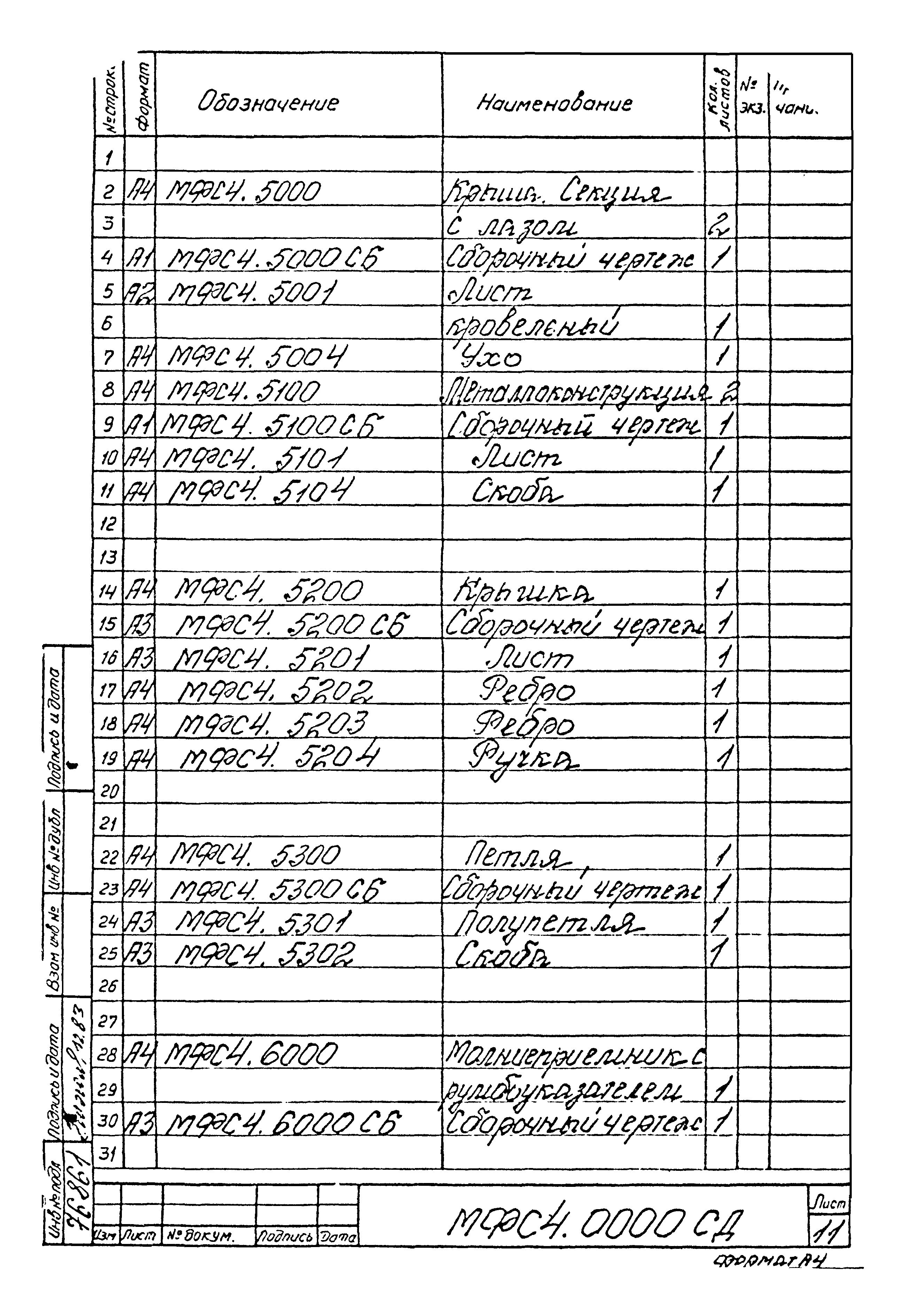 Типовой проект Б-111-87