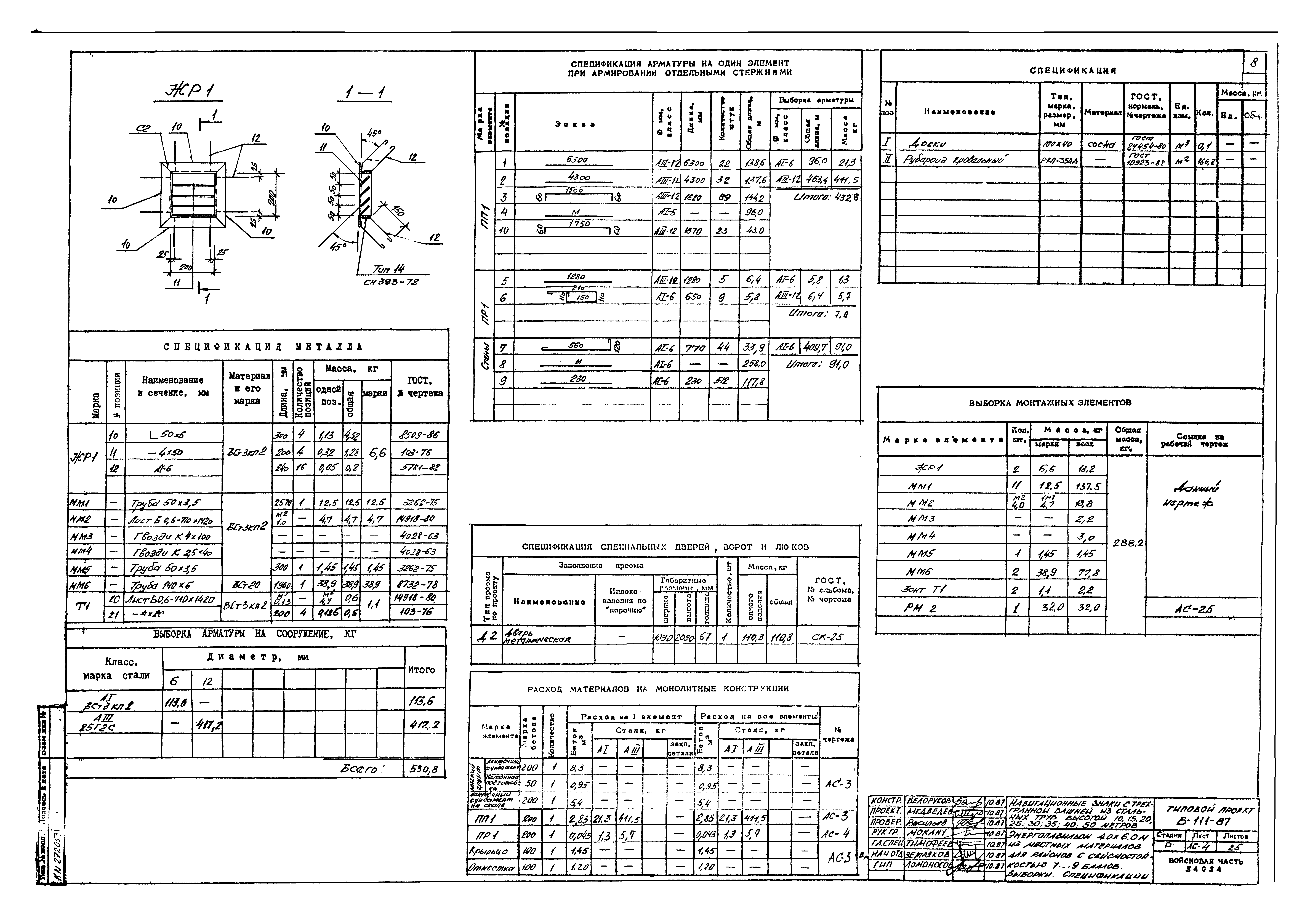 Типовой проект Б-111-87