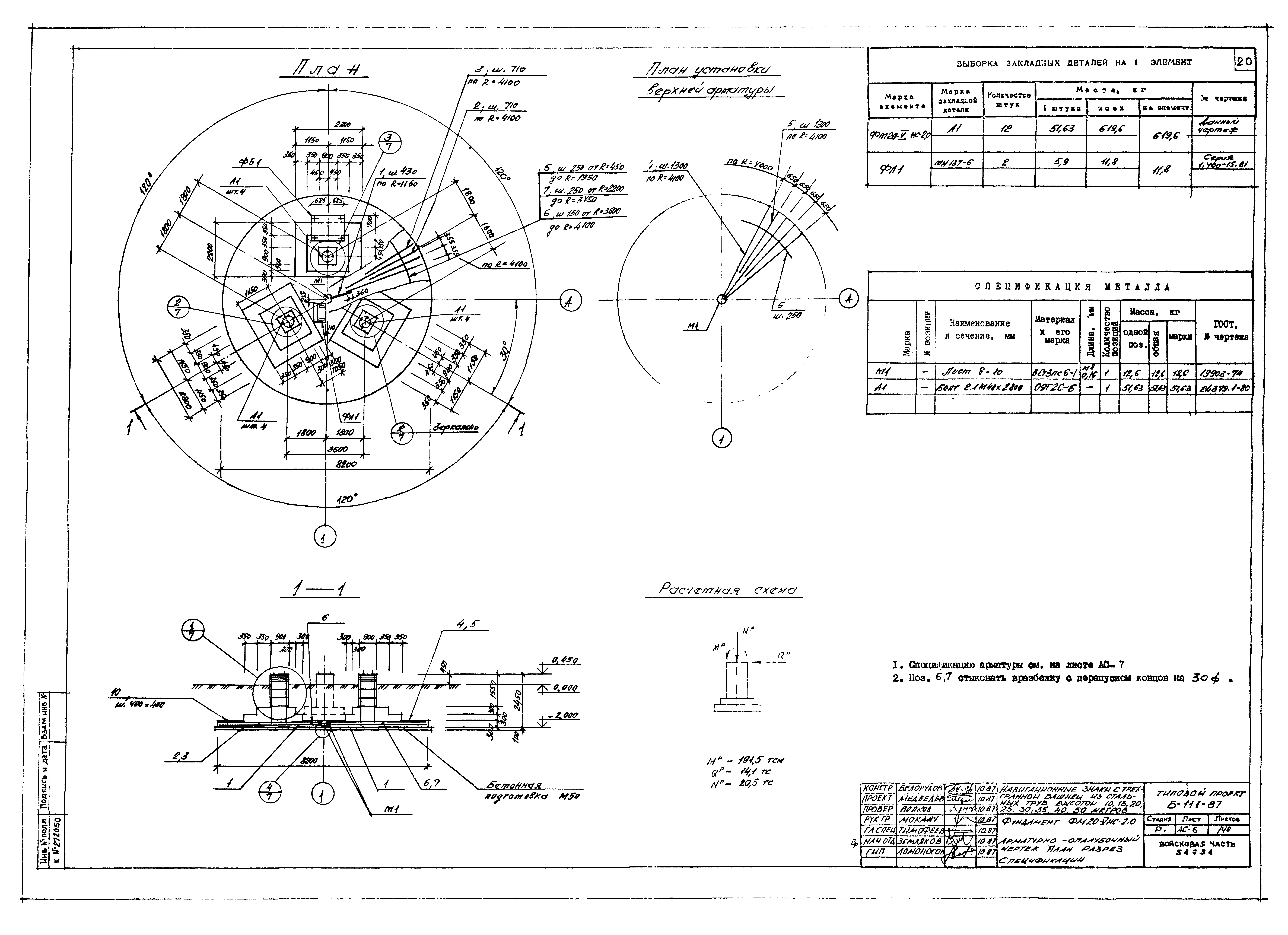 Типовой проект Б-111-87