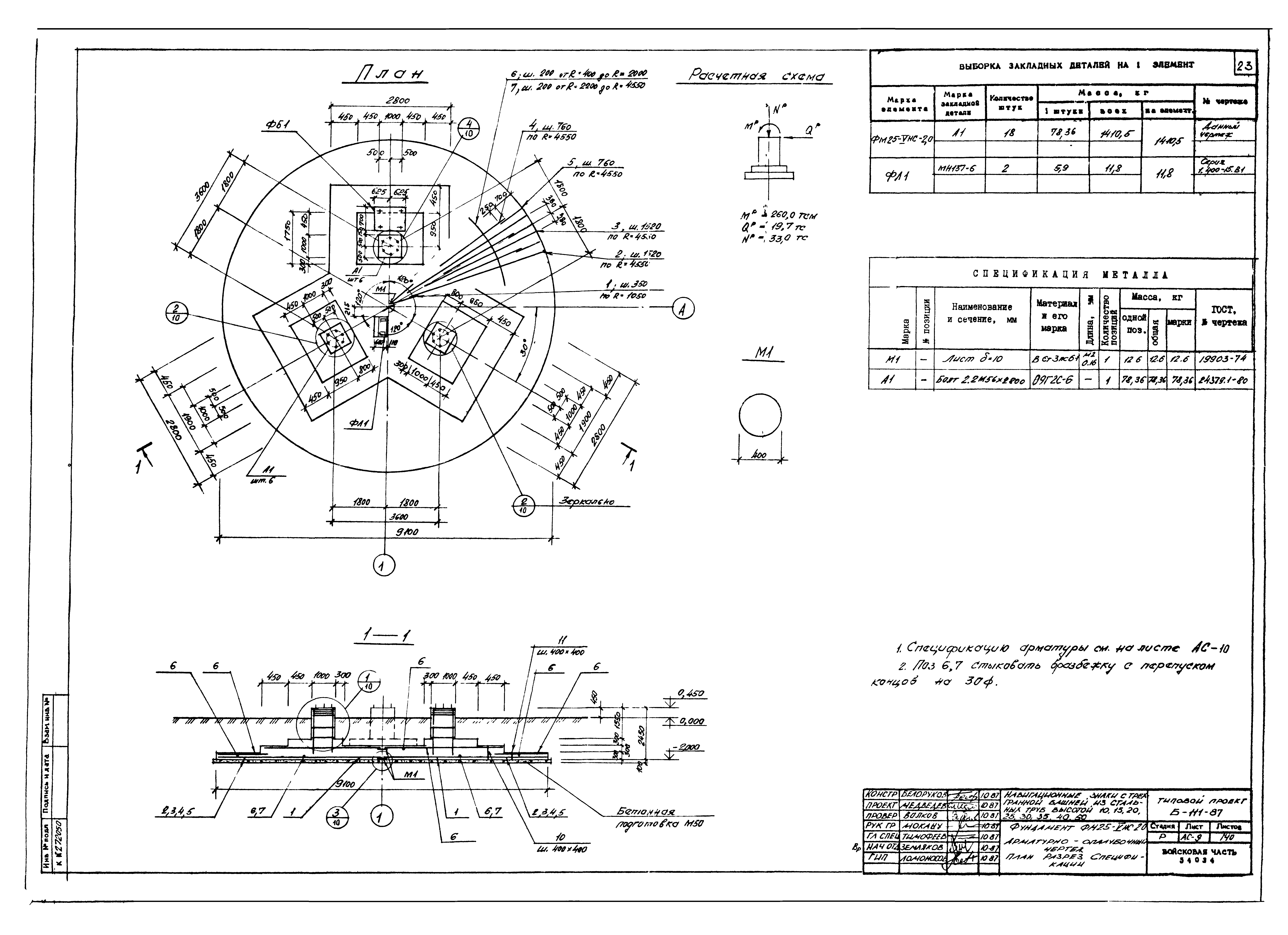 Типовой проект Б-111-87