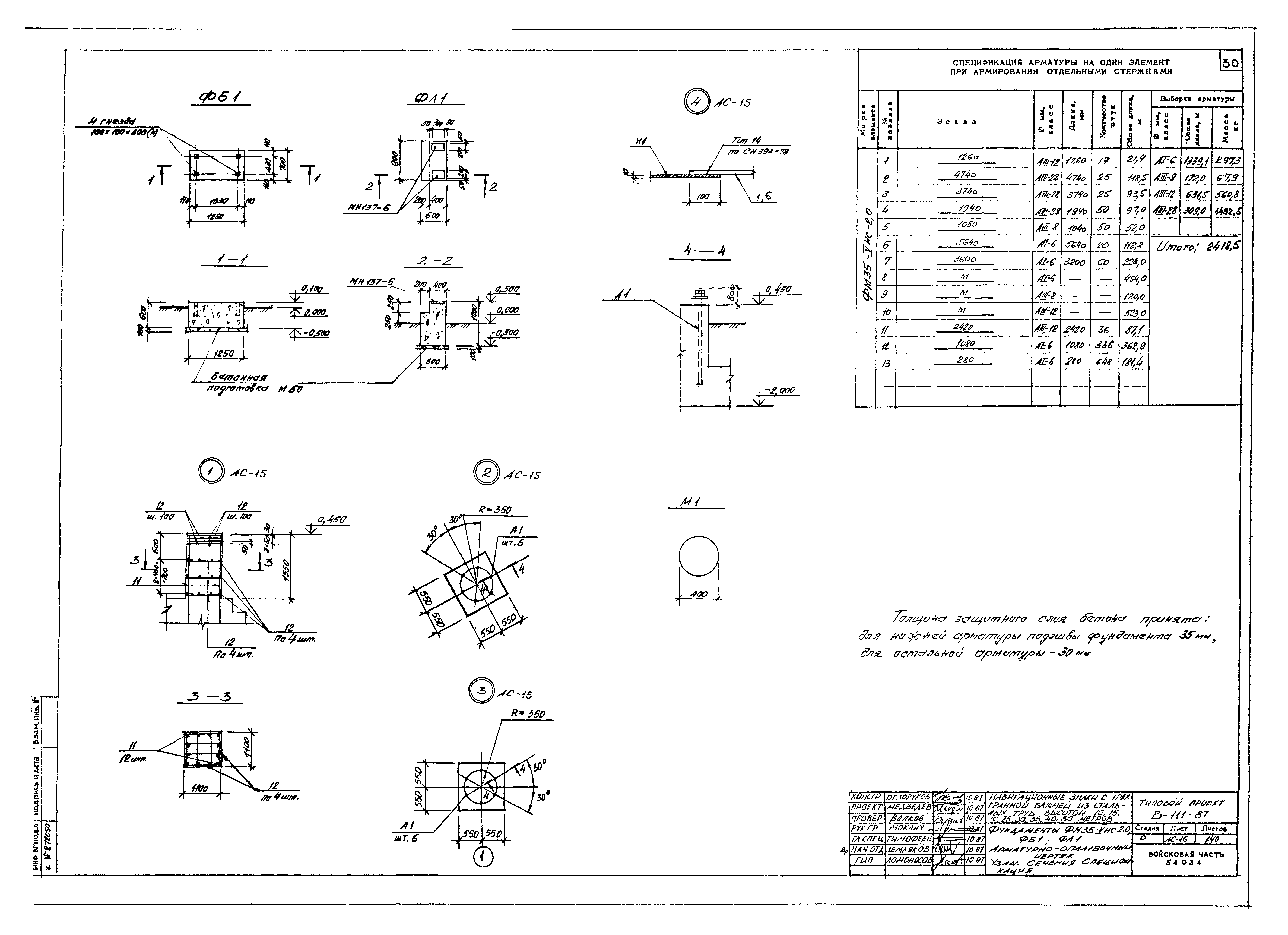 Типовой проект Б-111-87