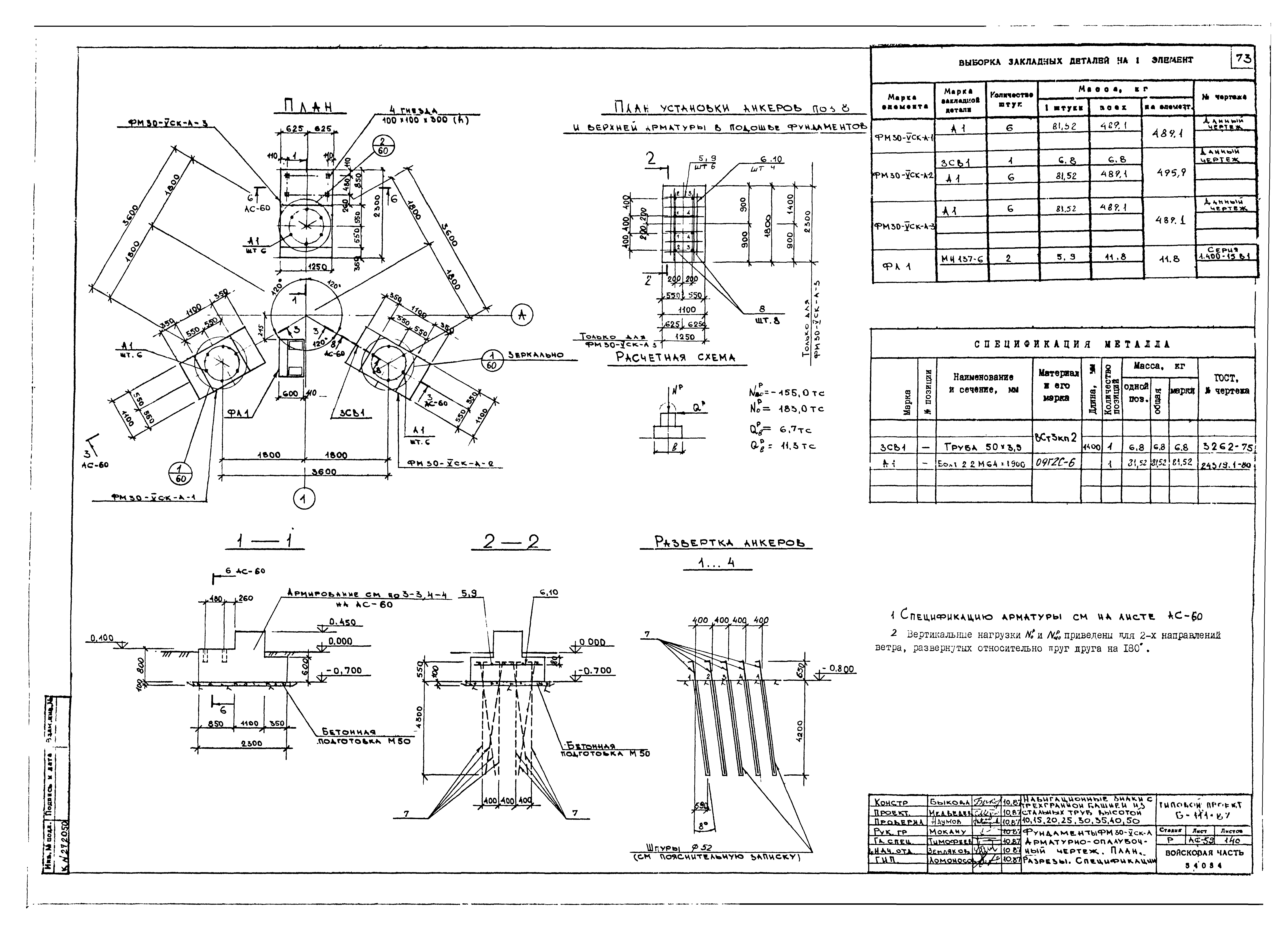 Типовой проект Б-111-87