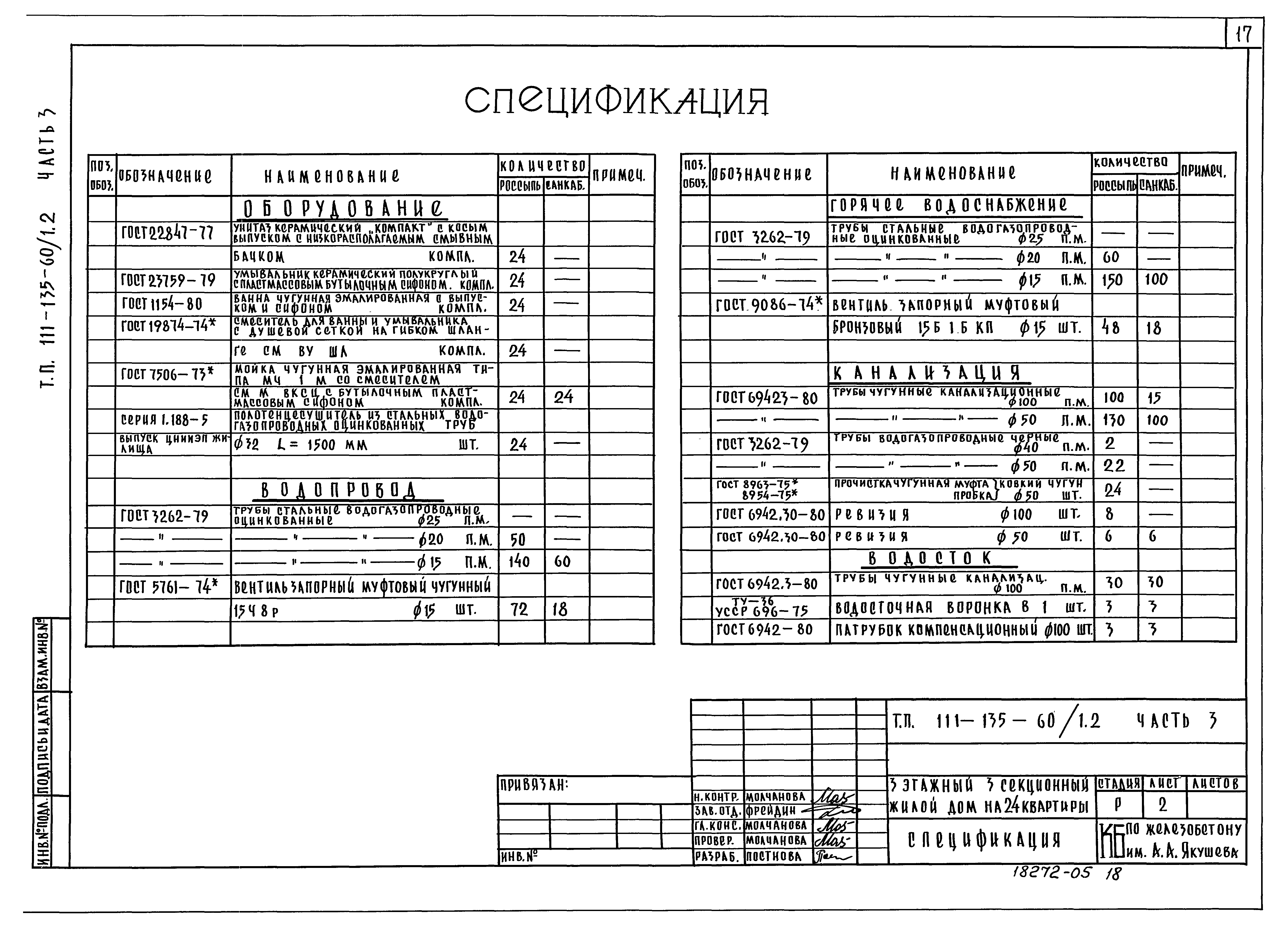 Типовой проект 111-135-60/1.2