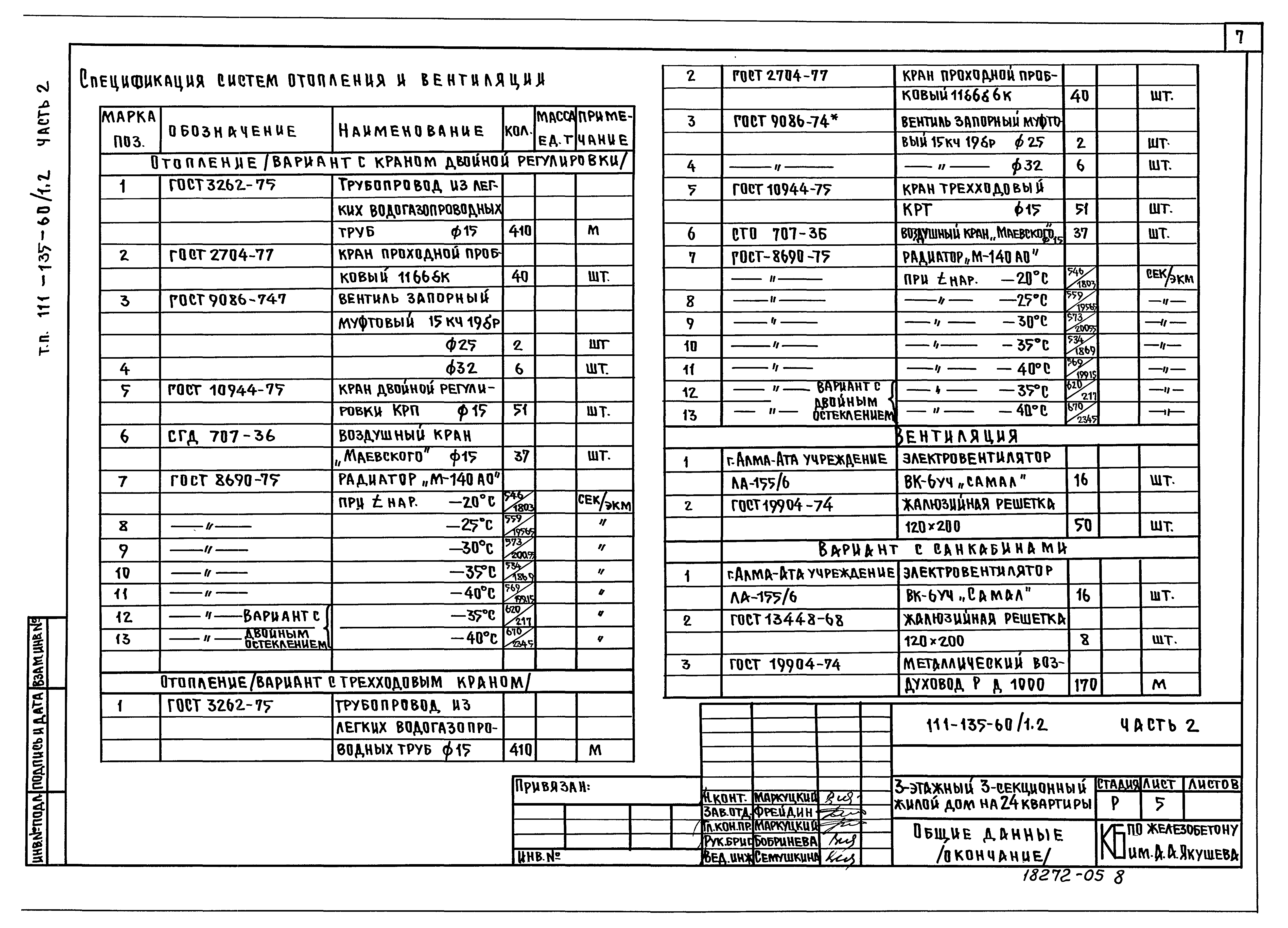 Типовой проект 111-135-60/1.2