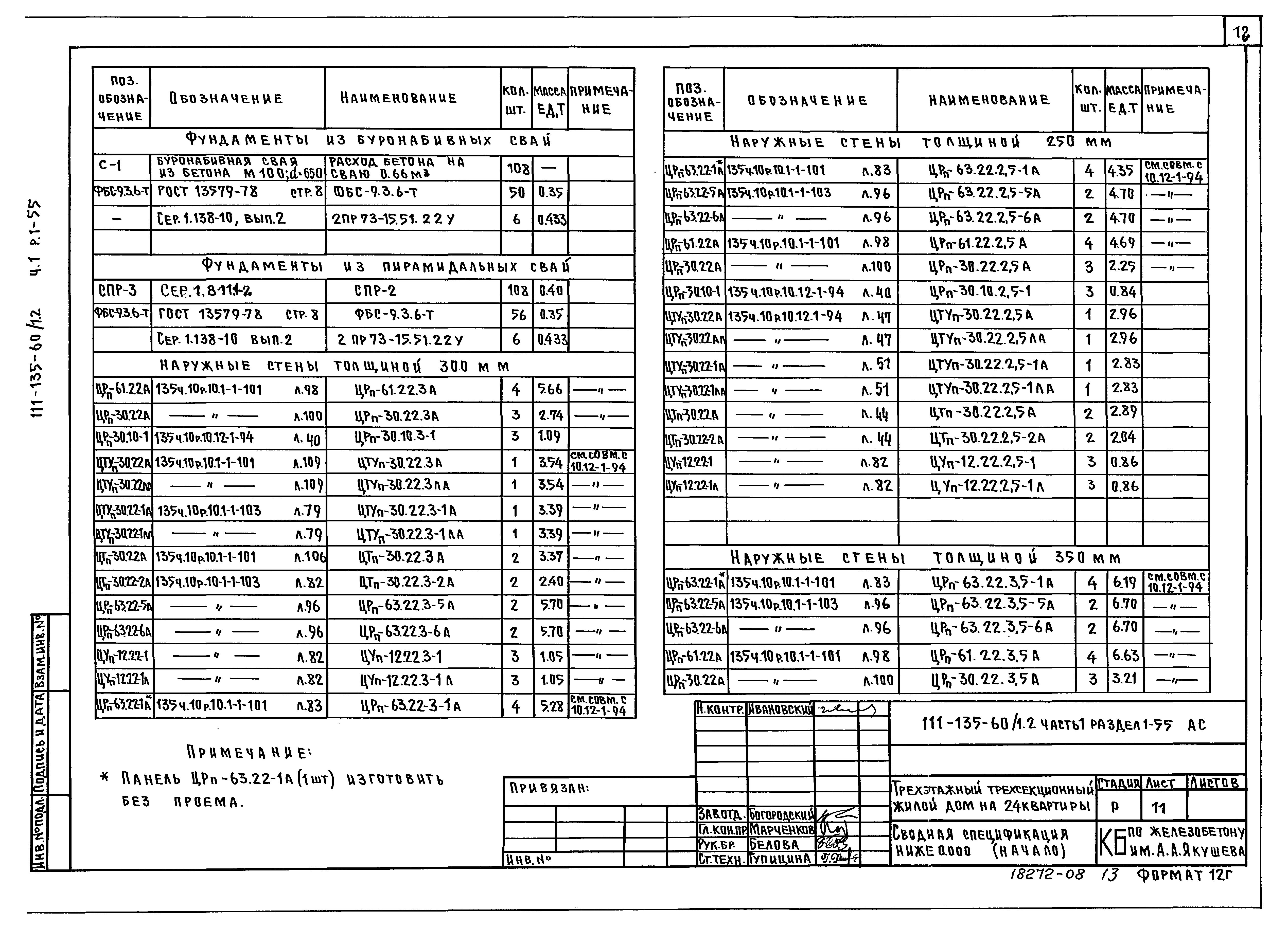 Типовой проект 111-135-60/1.2