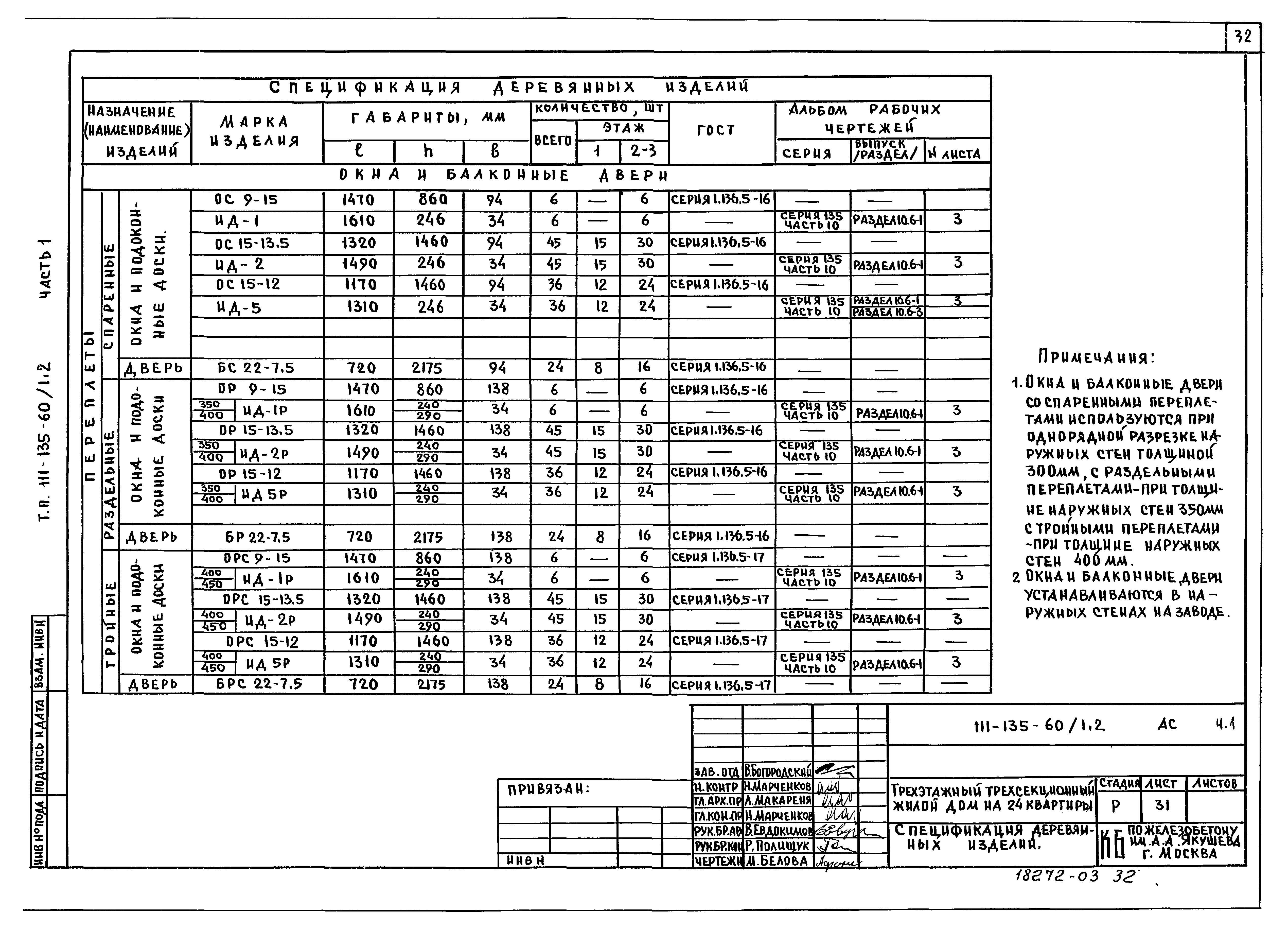 Типовой проект 111-135-60/1.2