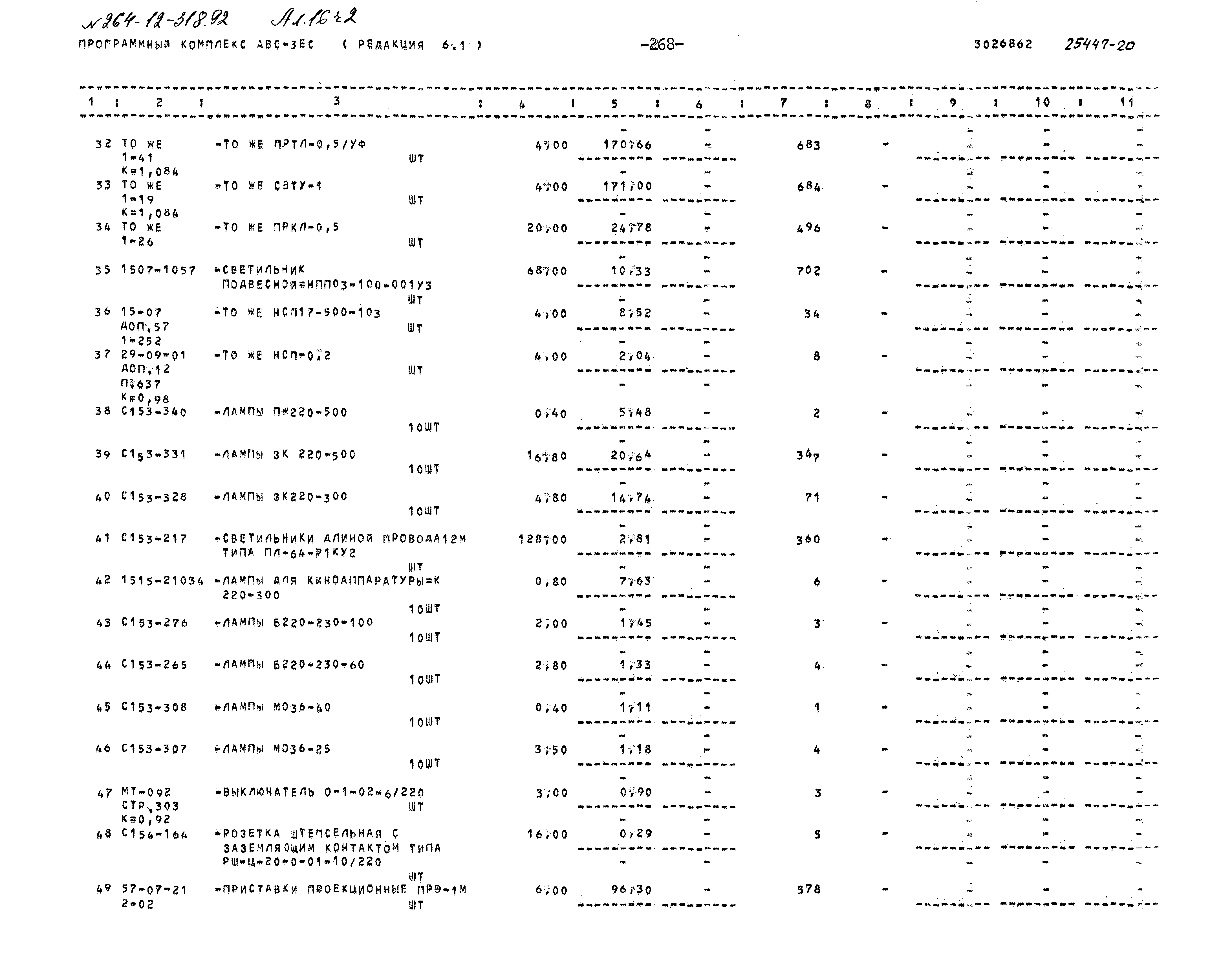 Типовой проект 264-12-318.92