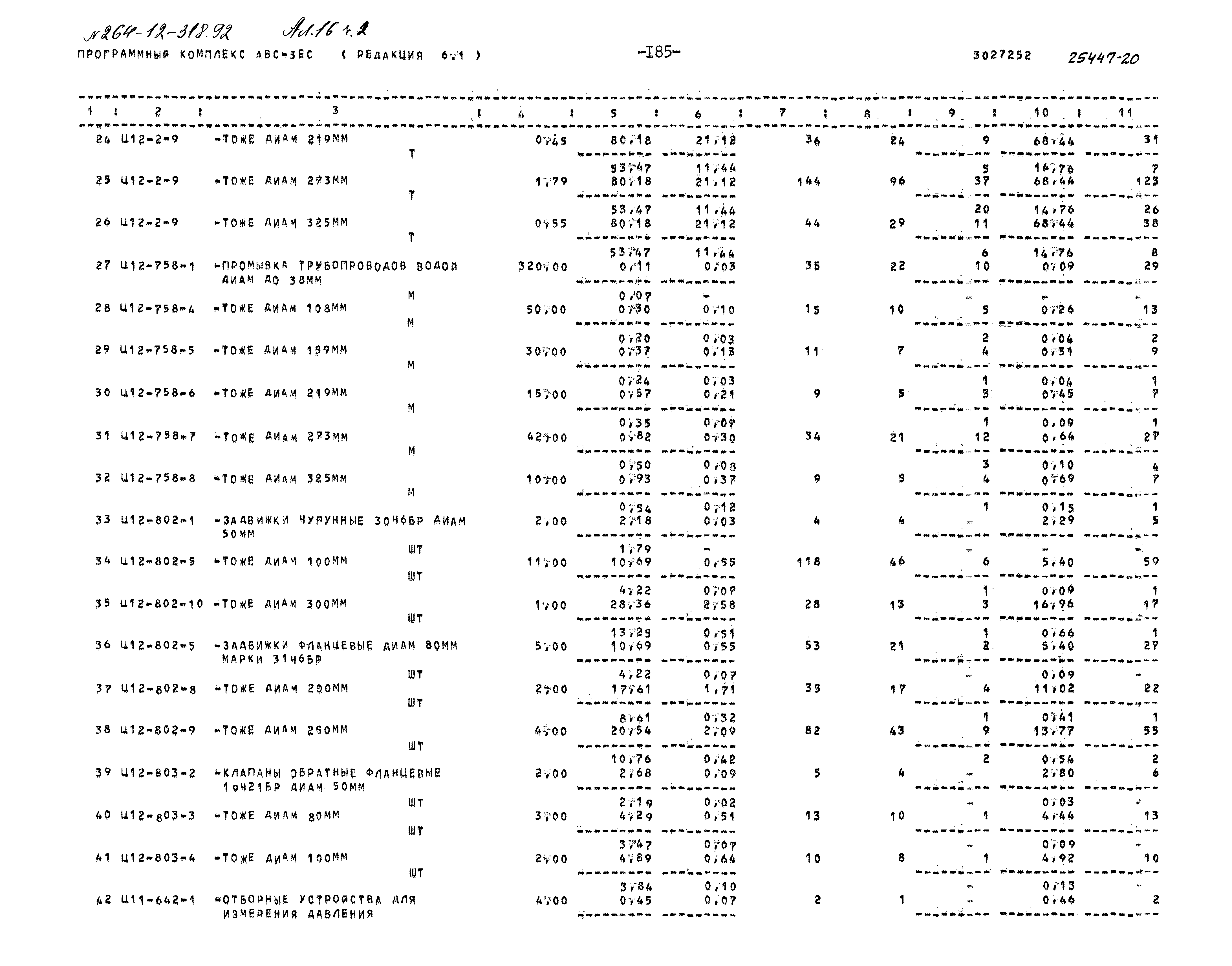 Типовой проект 264-12-318.92