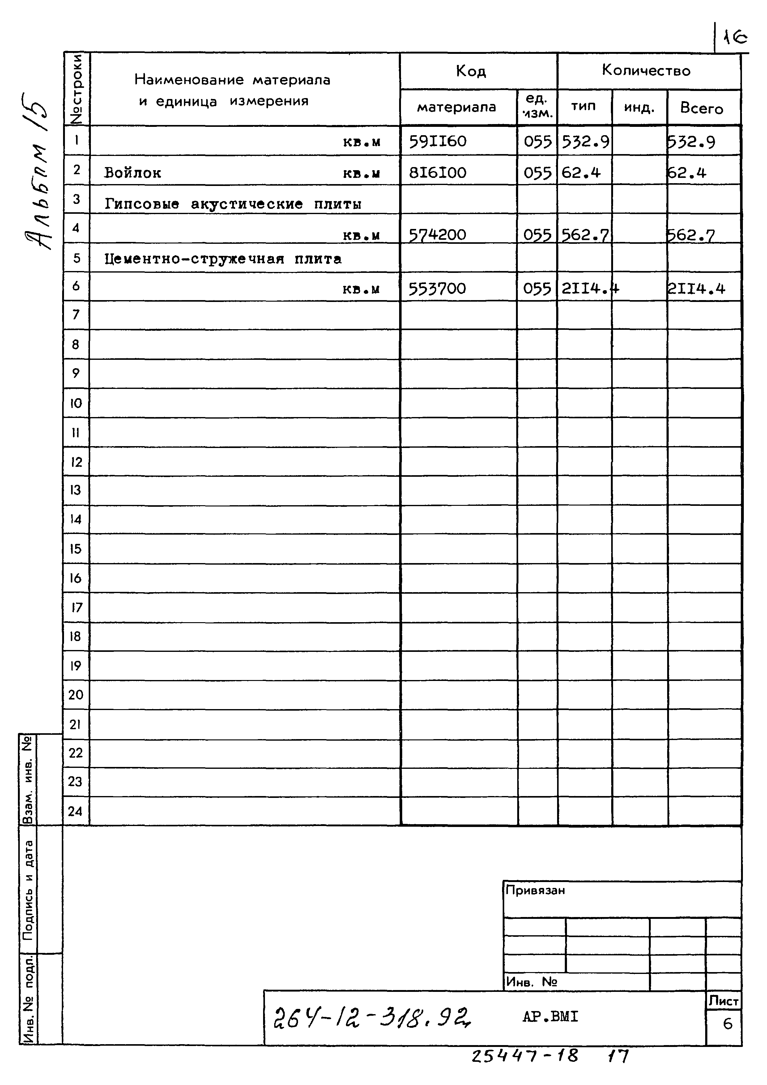 Типовой проект 264-12-318.92