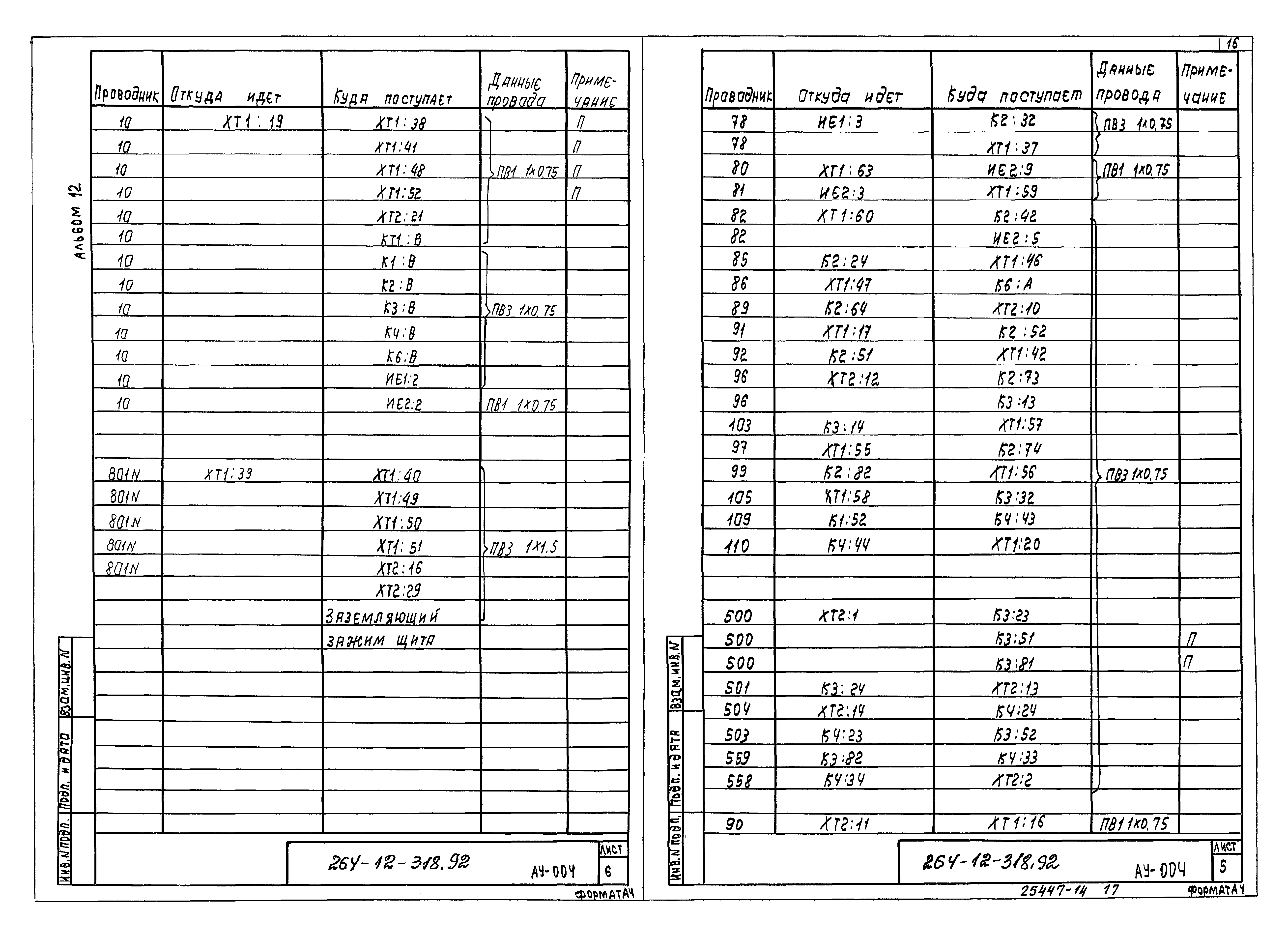 Типовой проект 264-12-318.92