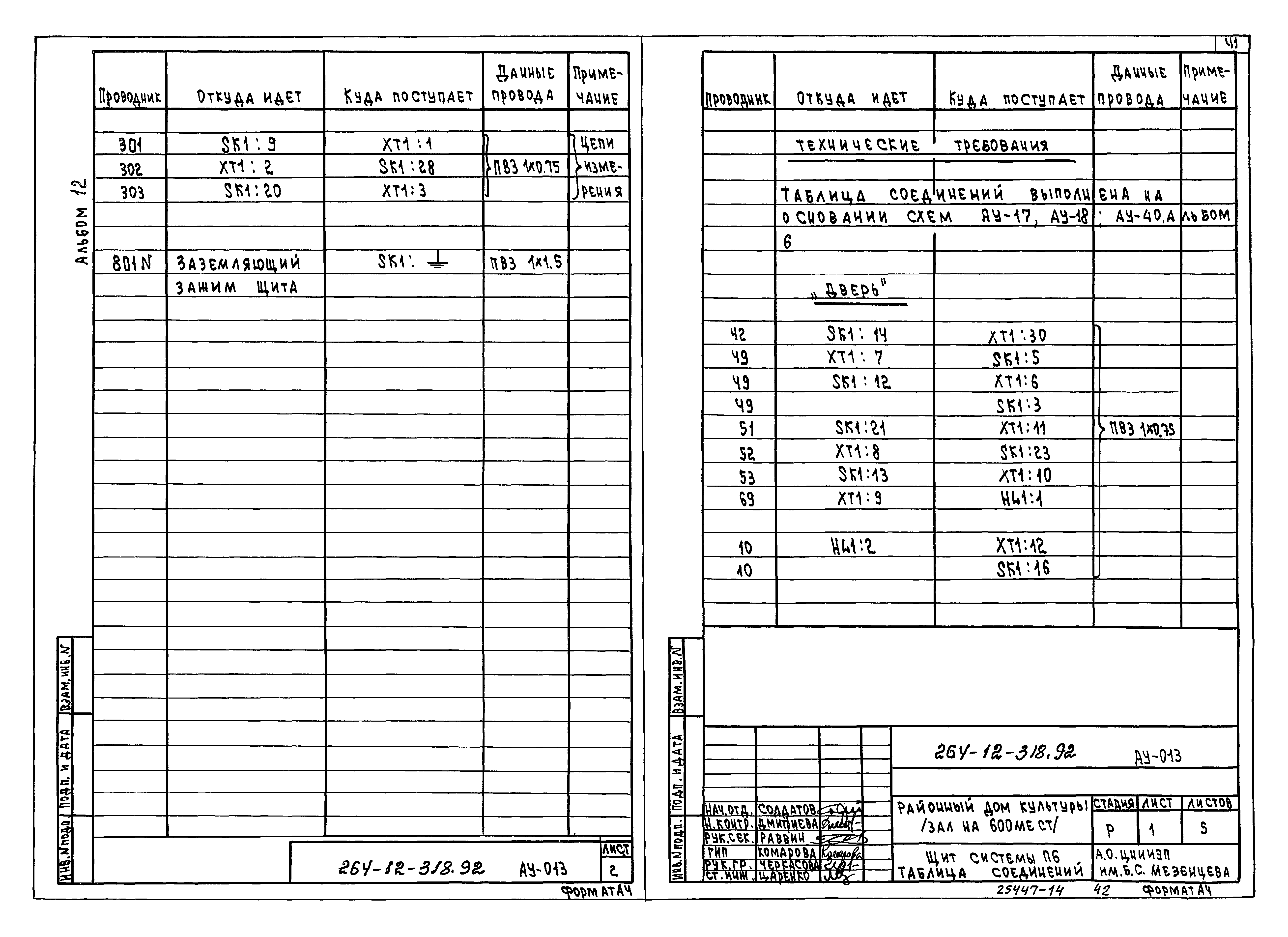 Типовой проект 264-12-318.92