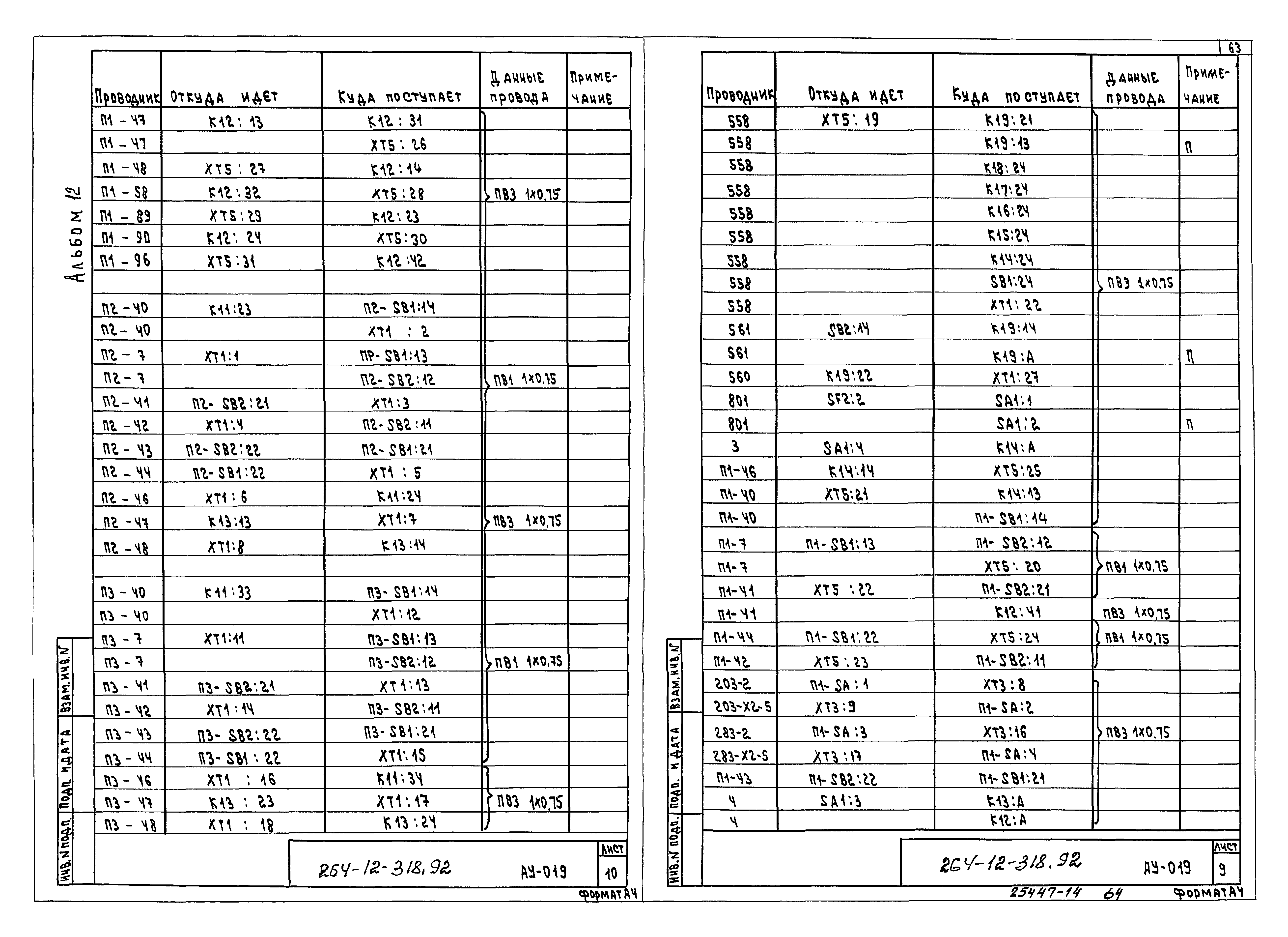 Типовой проект 264-12-318.92