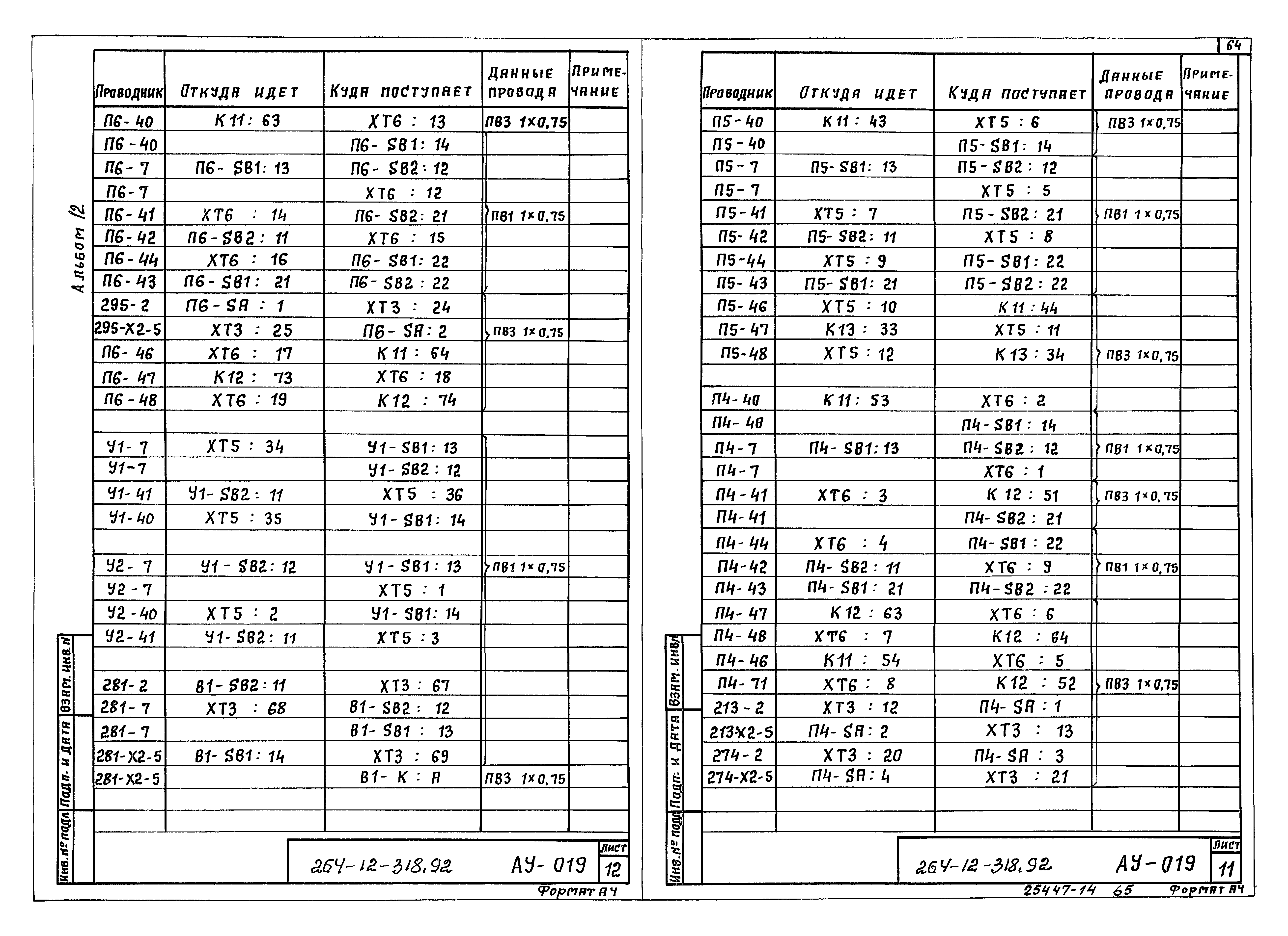 Типовой проект 264-12-318.92