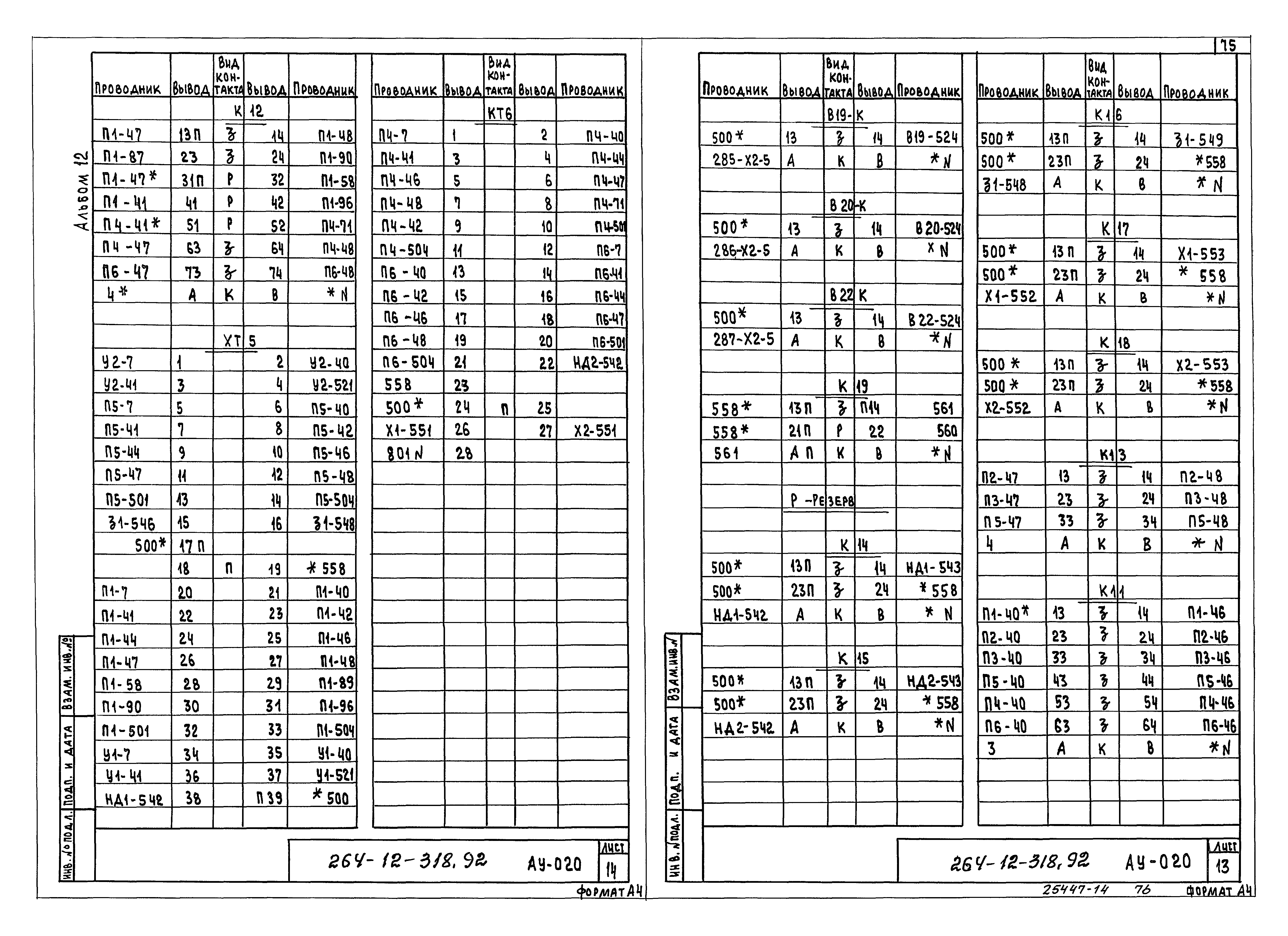 Типовой проект 264-12-318.92