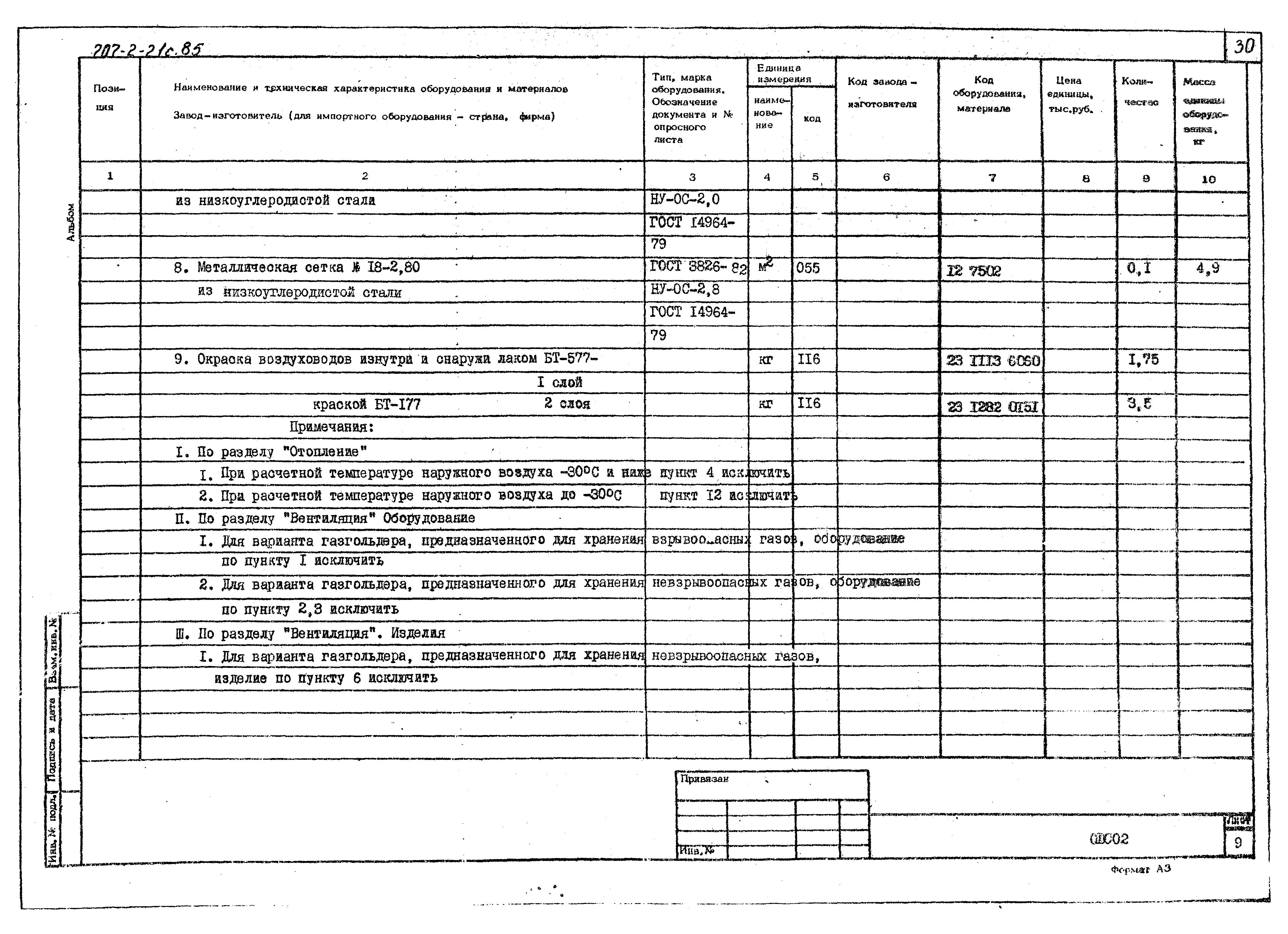 Типовой проект 707-2-21с.85