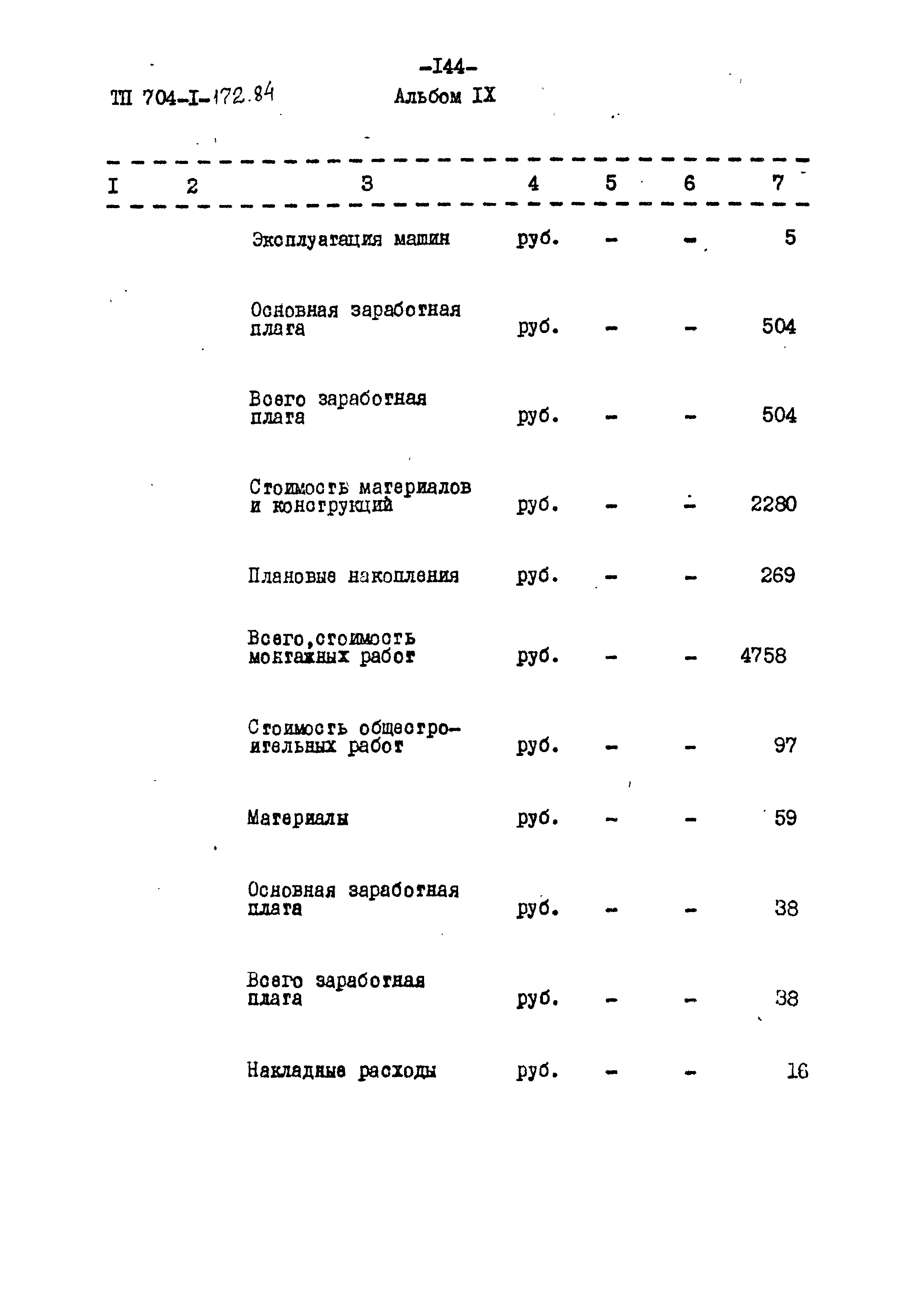 Типовой проект 704-1-172.84