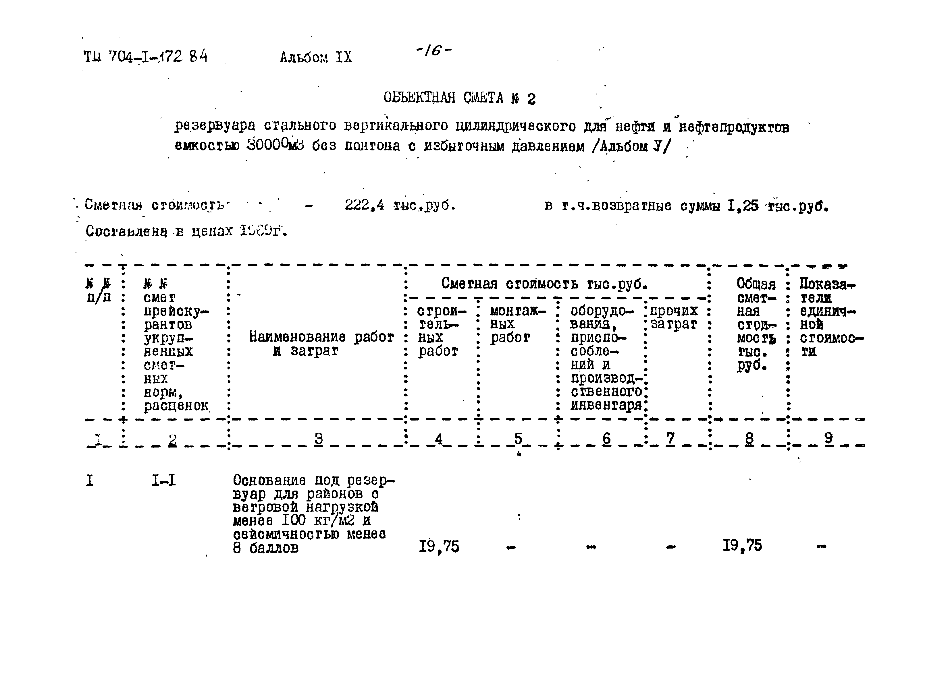 Типовой проект 704-1-172.84