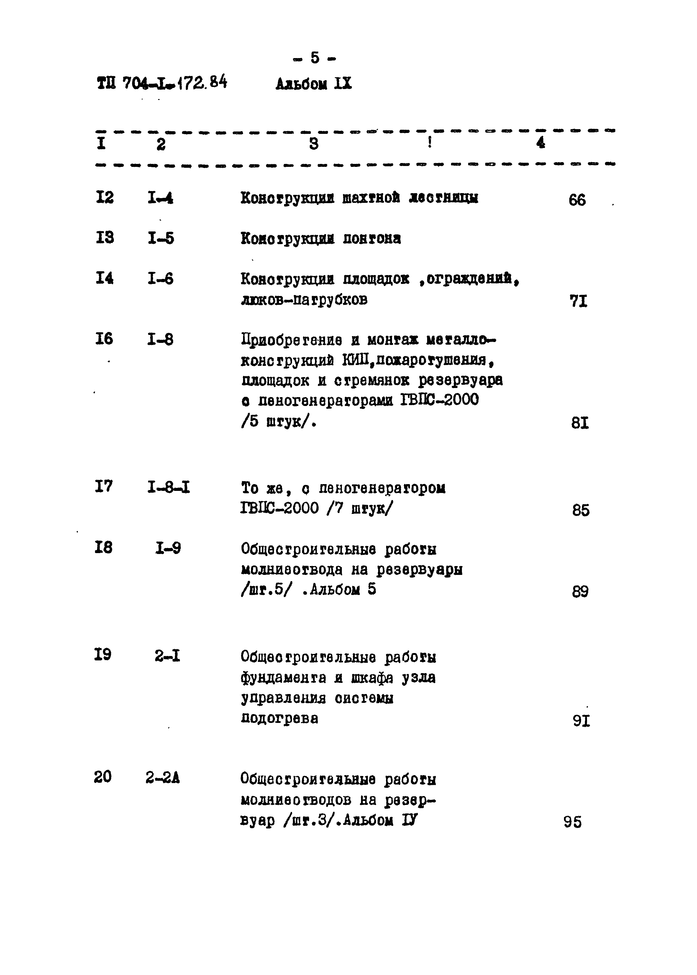 Типовой проект 704-1-172.84