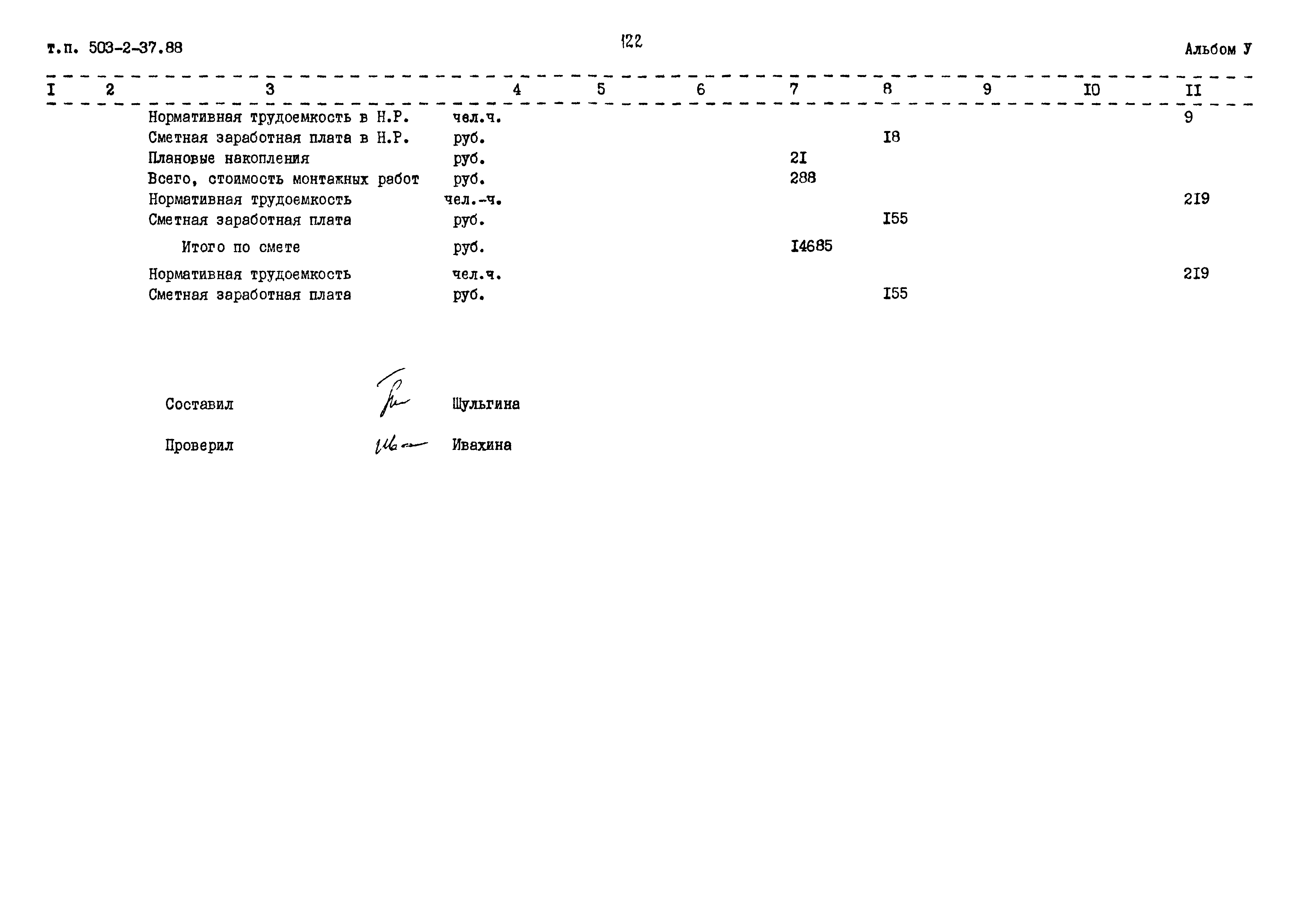 Типовой проект 503-2-37.88