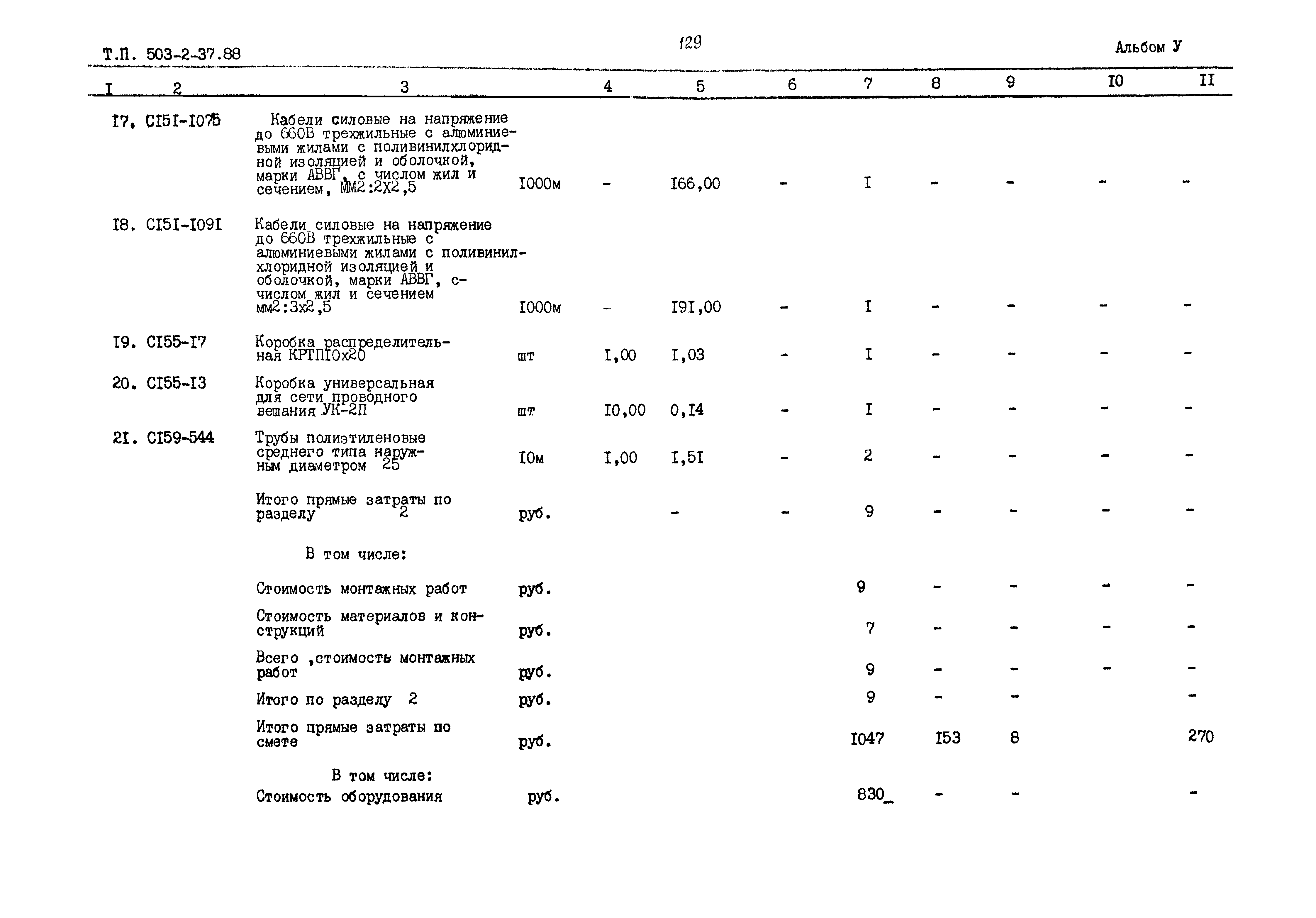 Типовой проект 503-2-37.88