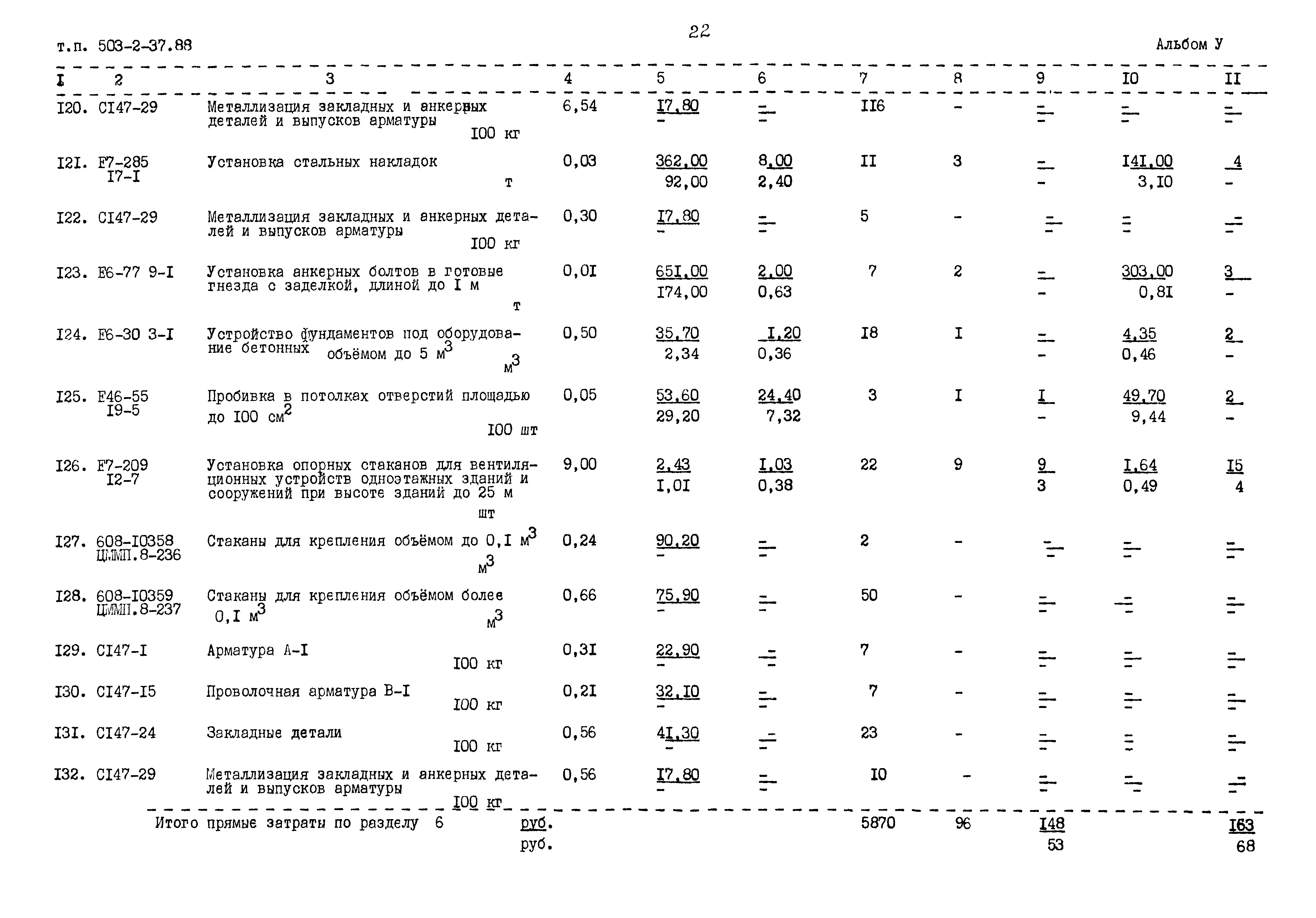 Типовой проект 503-2-37.88