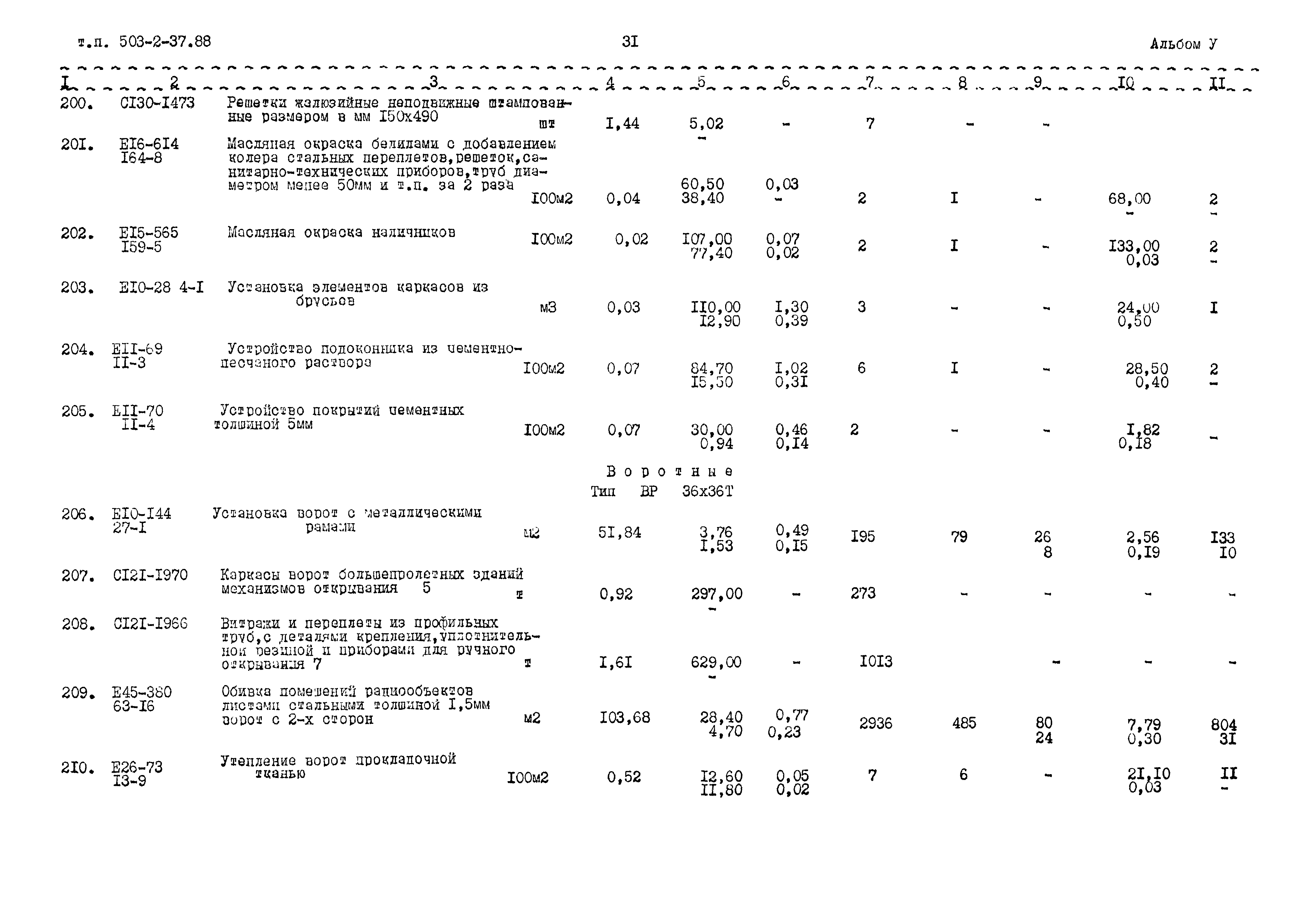 Типовой проект 503-2-37.88