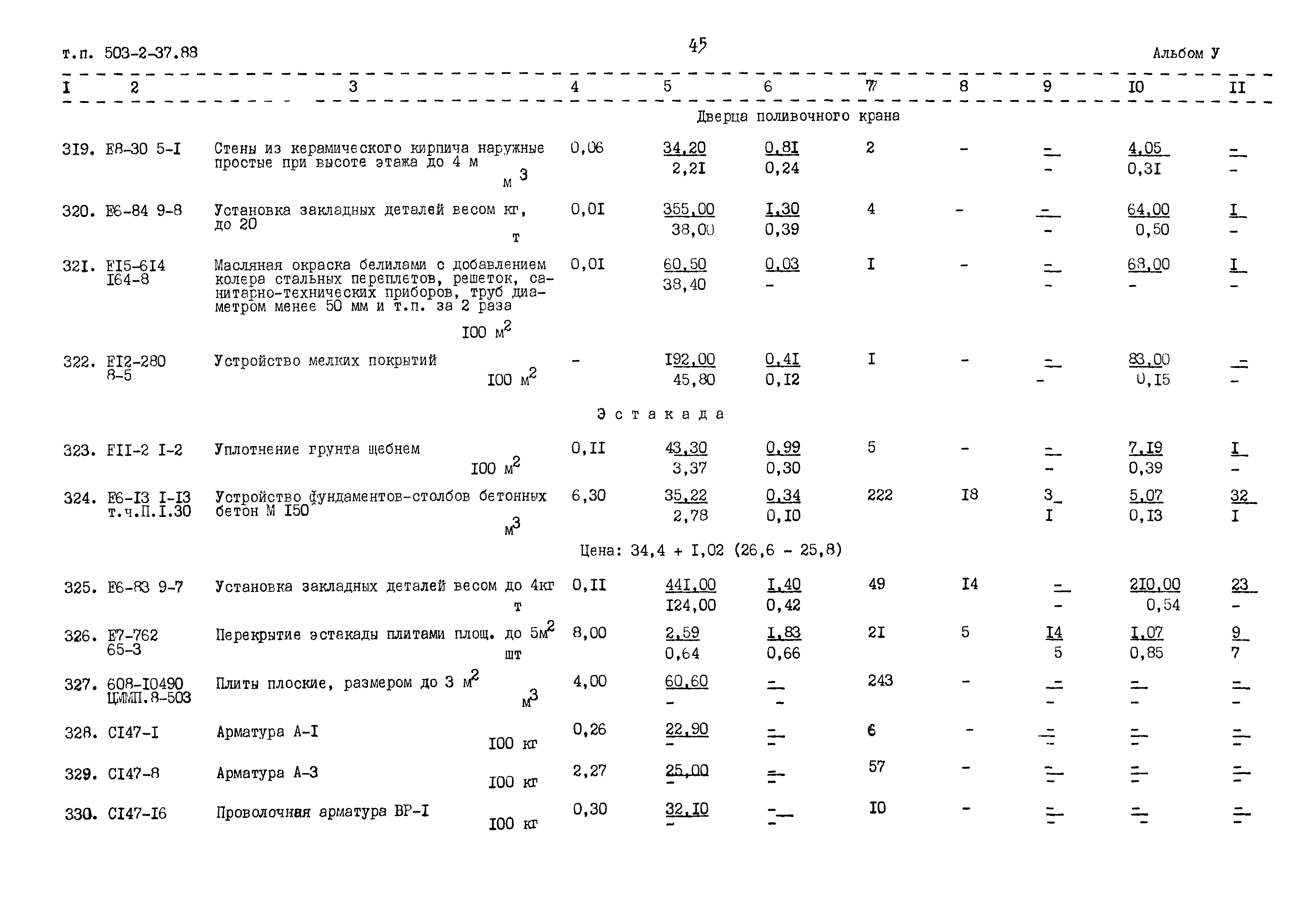 Типовой проект 503-2-37.88