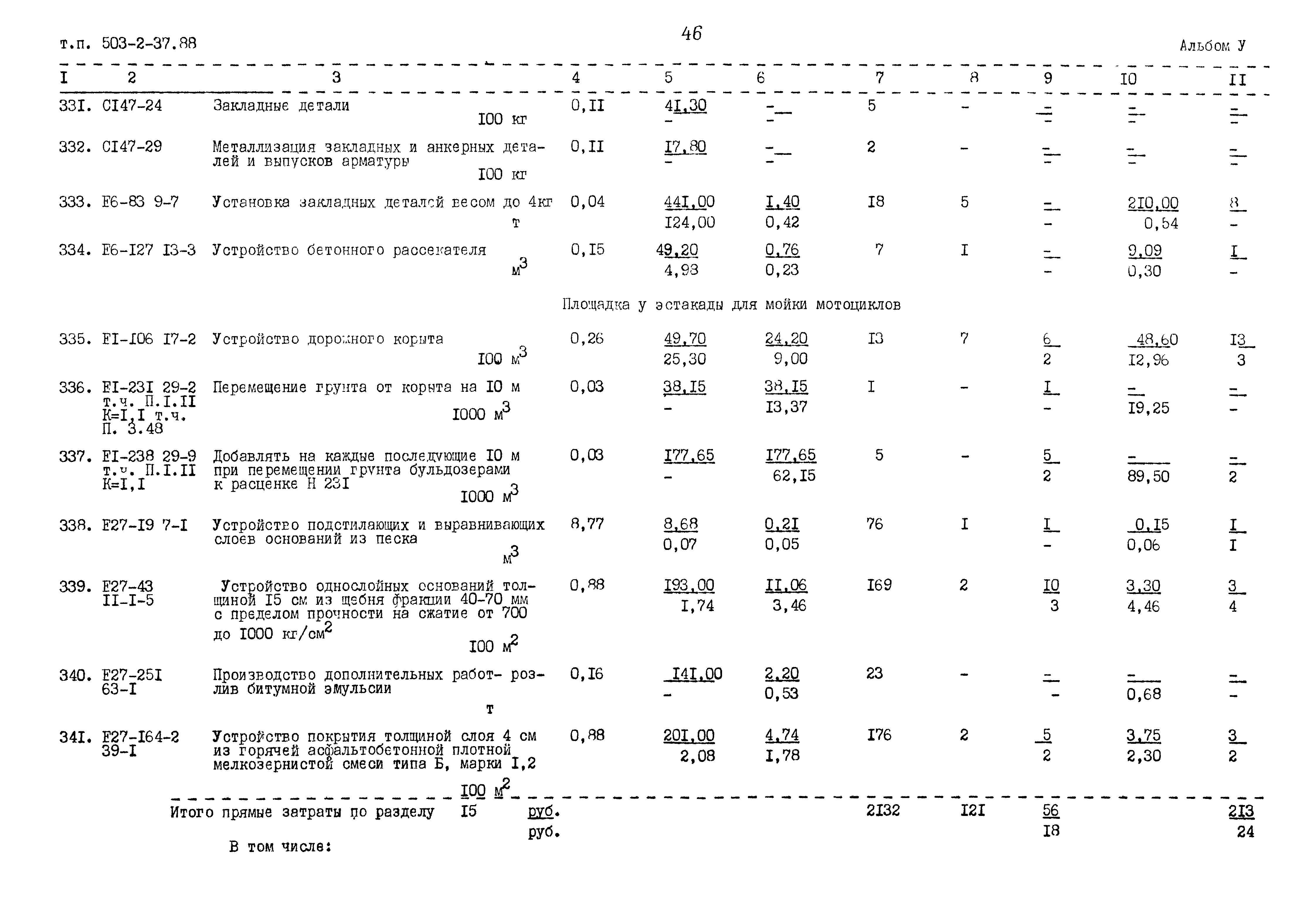 Типовой проект 503-2-37.88