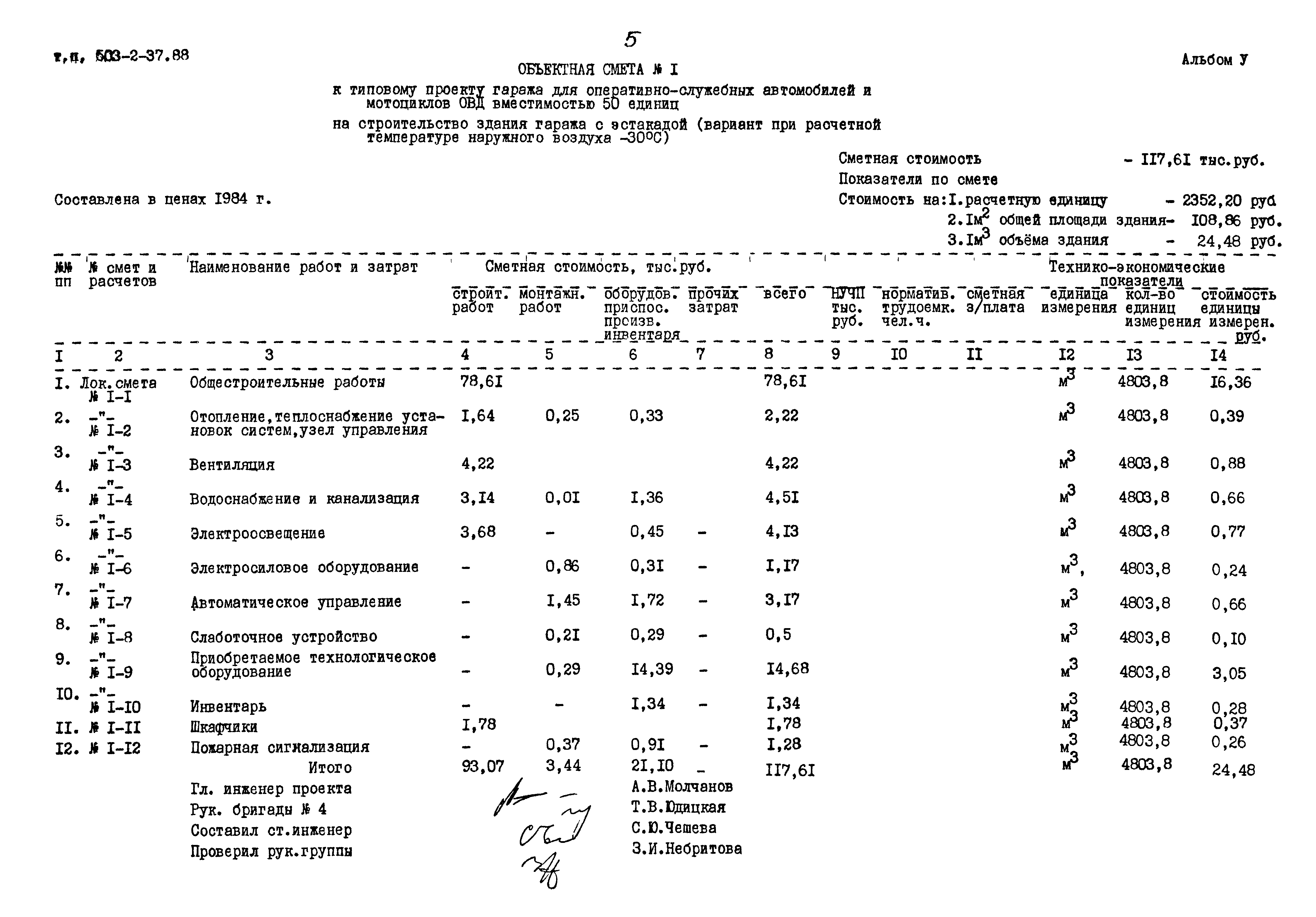 Типовой проект 503-2-37.88