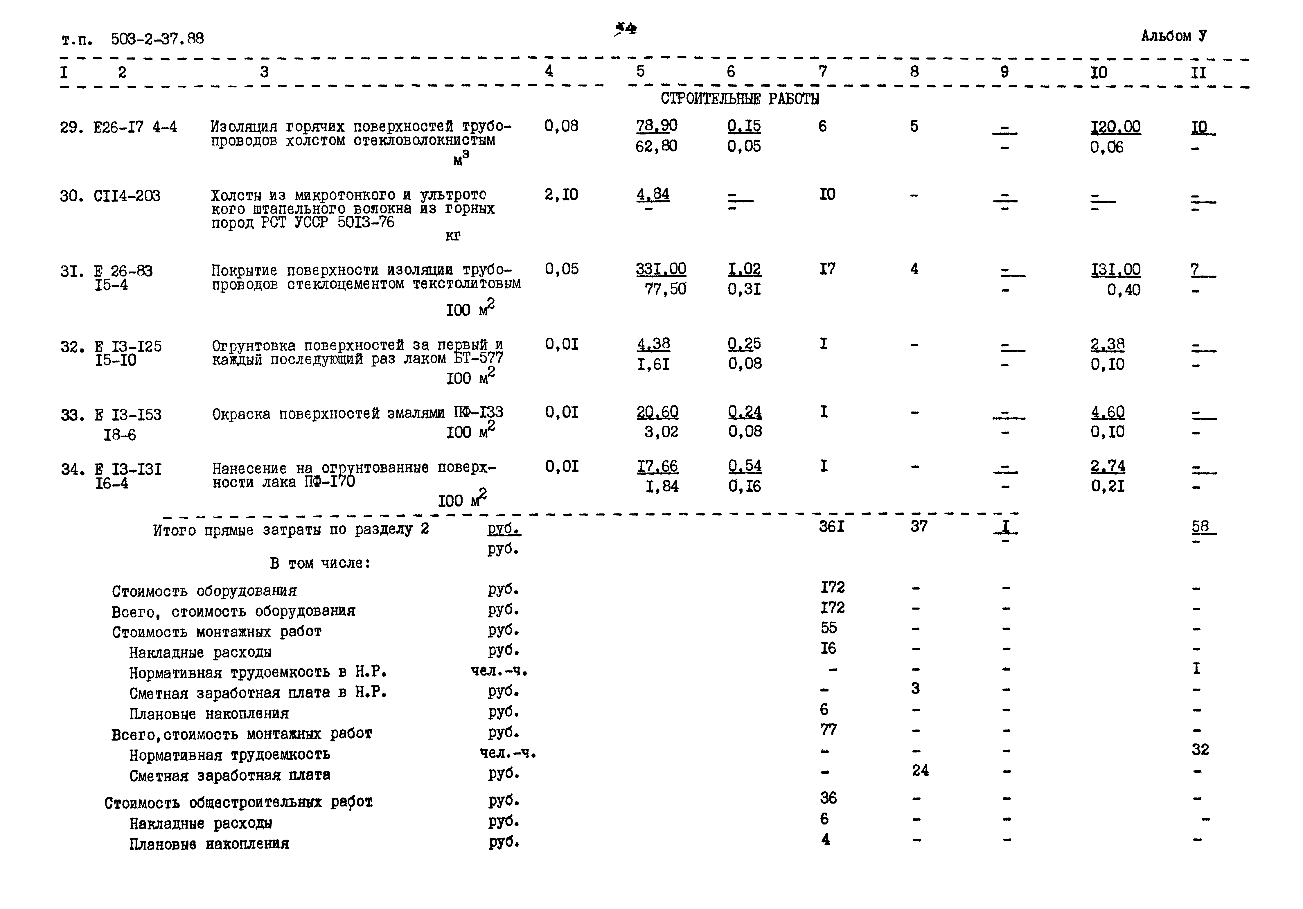 Типовой проект 503-2-37.88