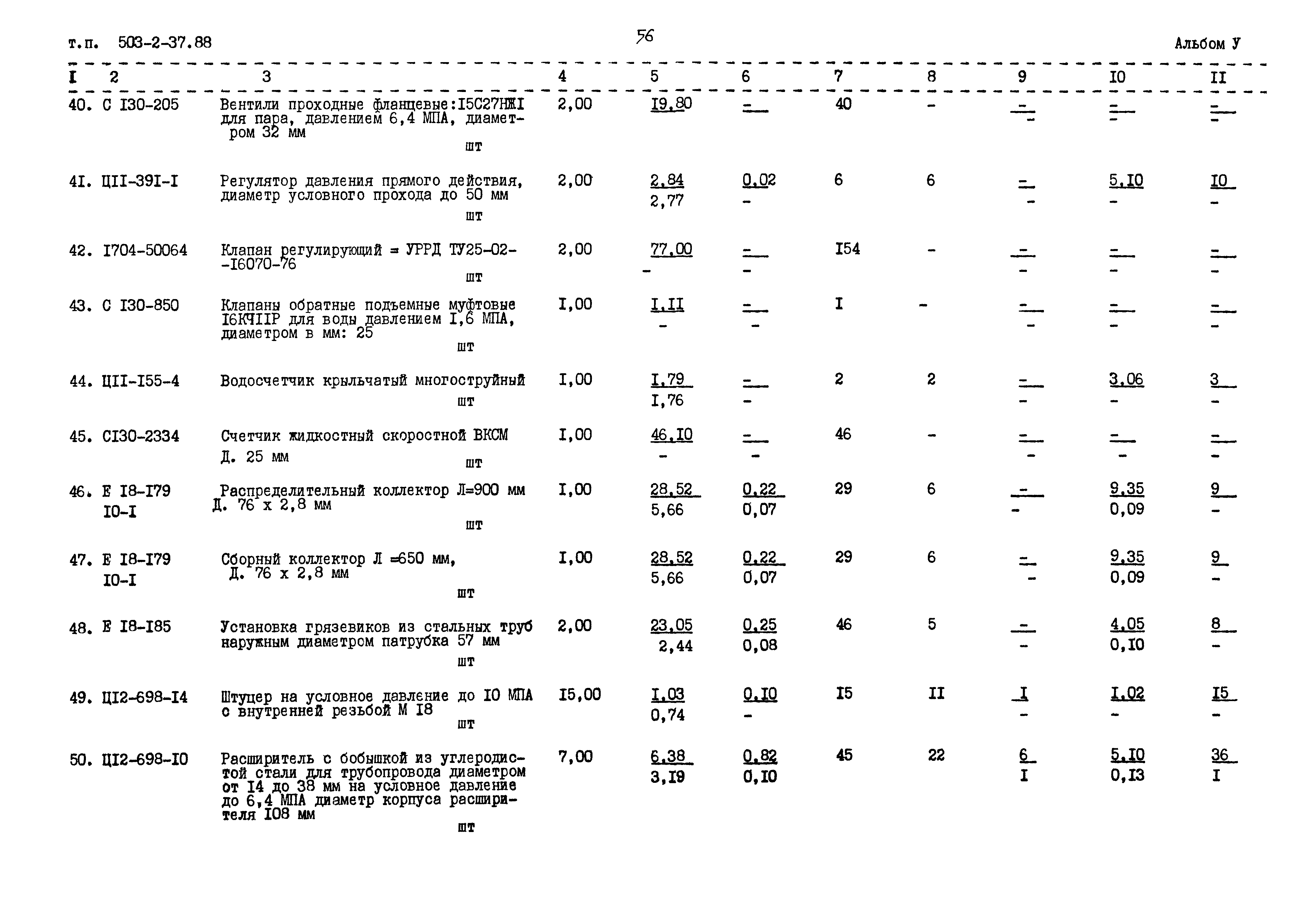 Типовой проект 503-2-37.88