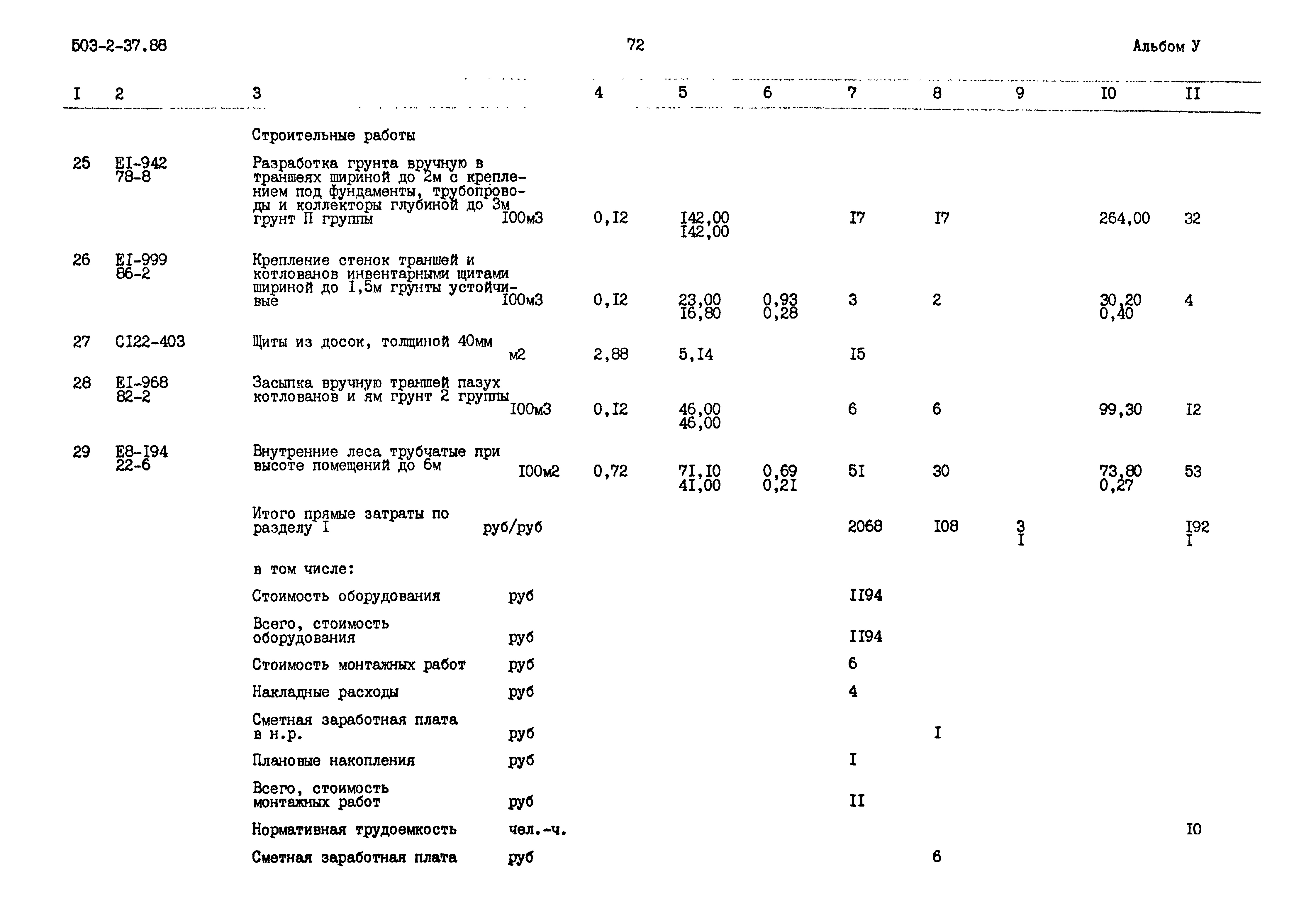 Типовой проект 503-2-37.88