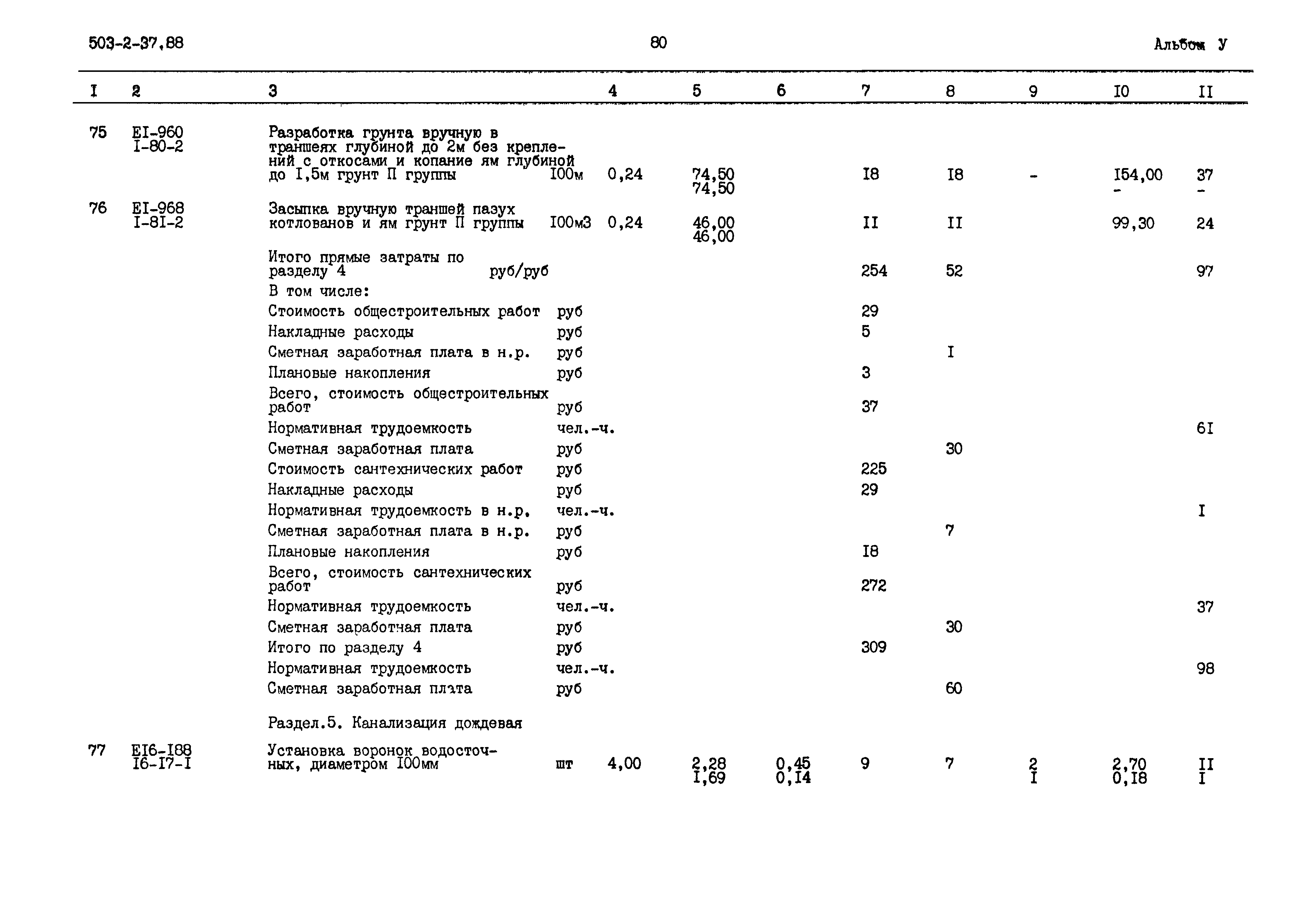 Типовой проект 503-2-37.88