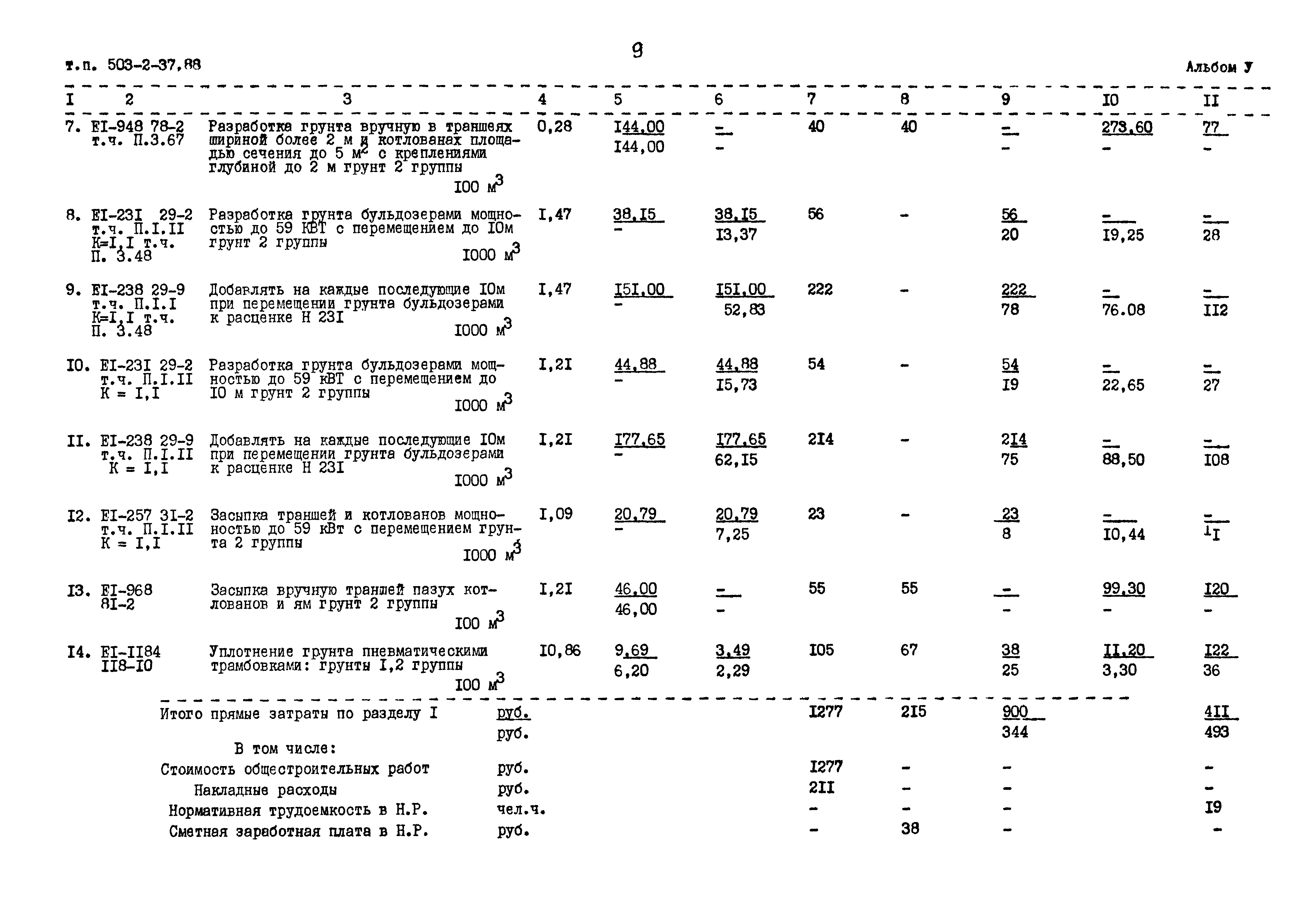 Типовой проект 503-2-37.88