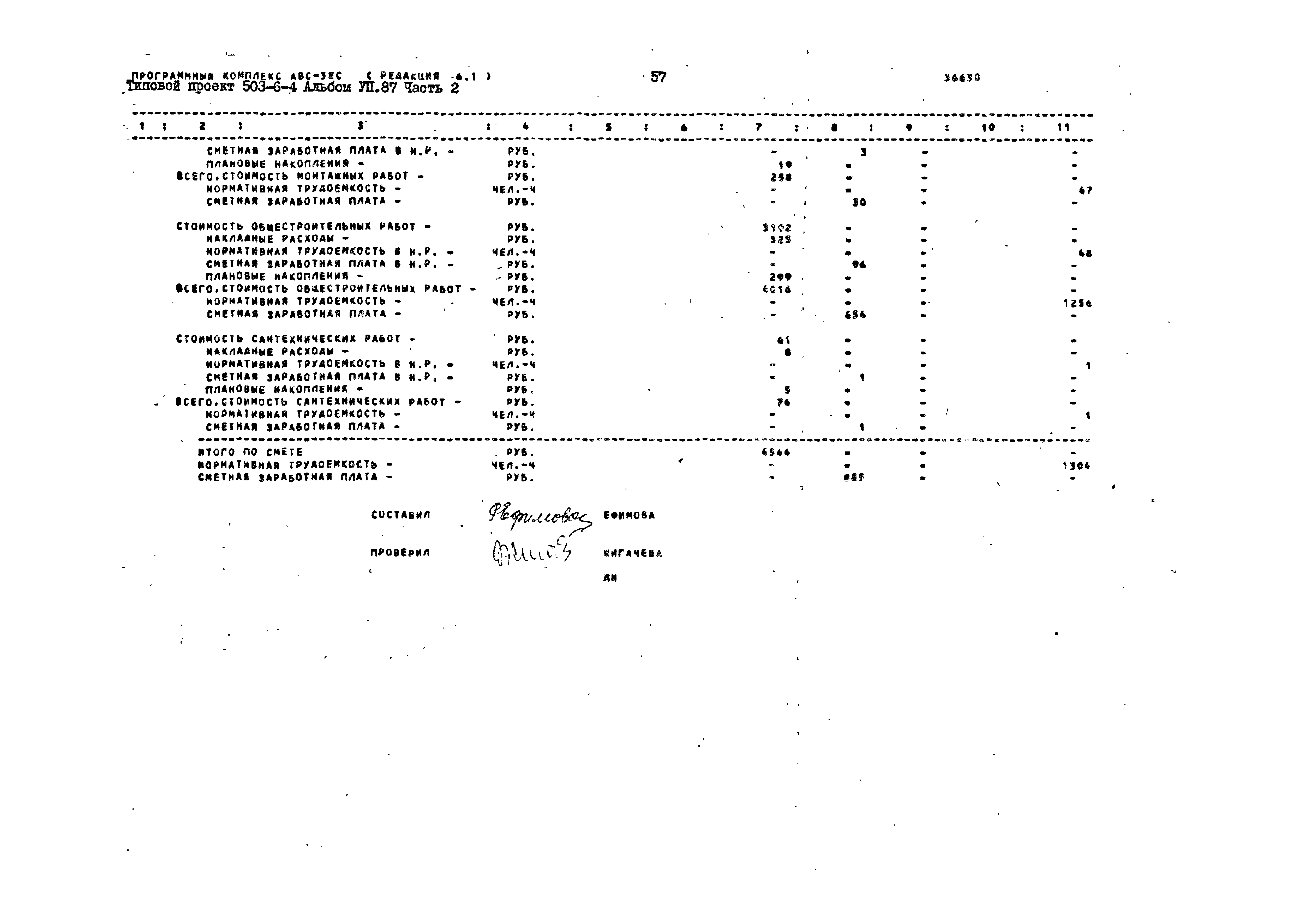 Типовой проект 503-6-4