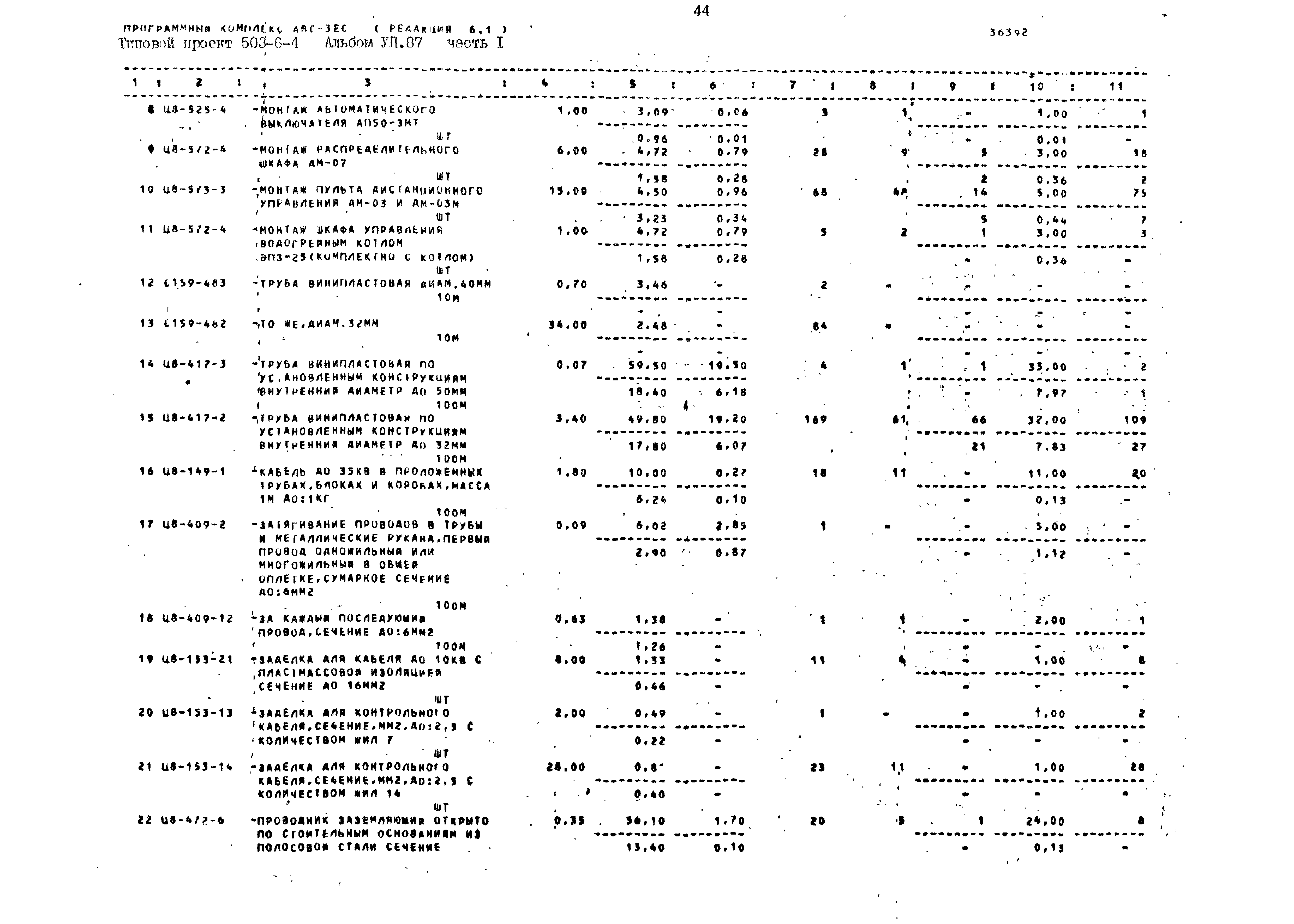 Типовой проект 503-6-4